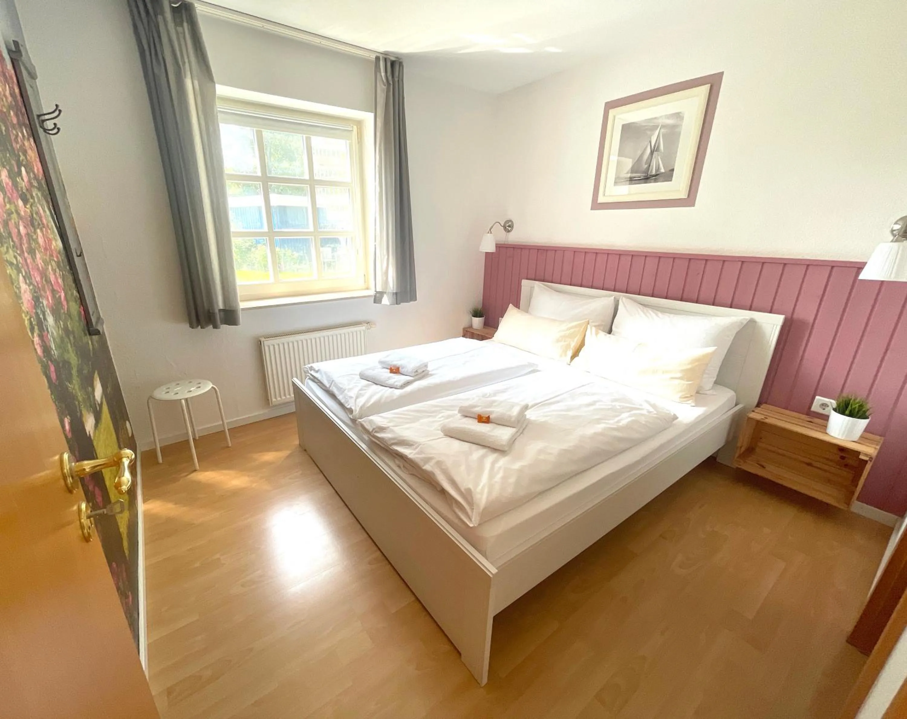 Bedroom, Bed in Captain Pahlen Ferienanlage