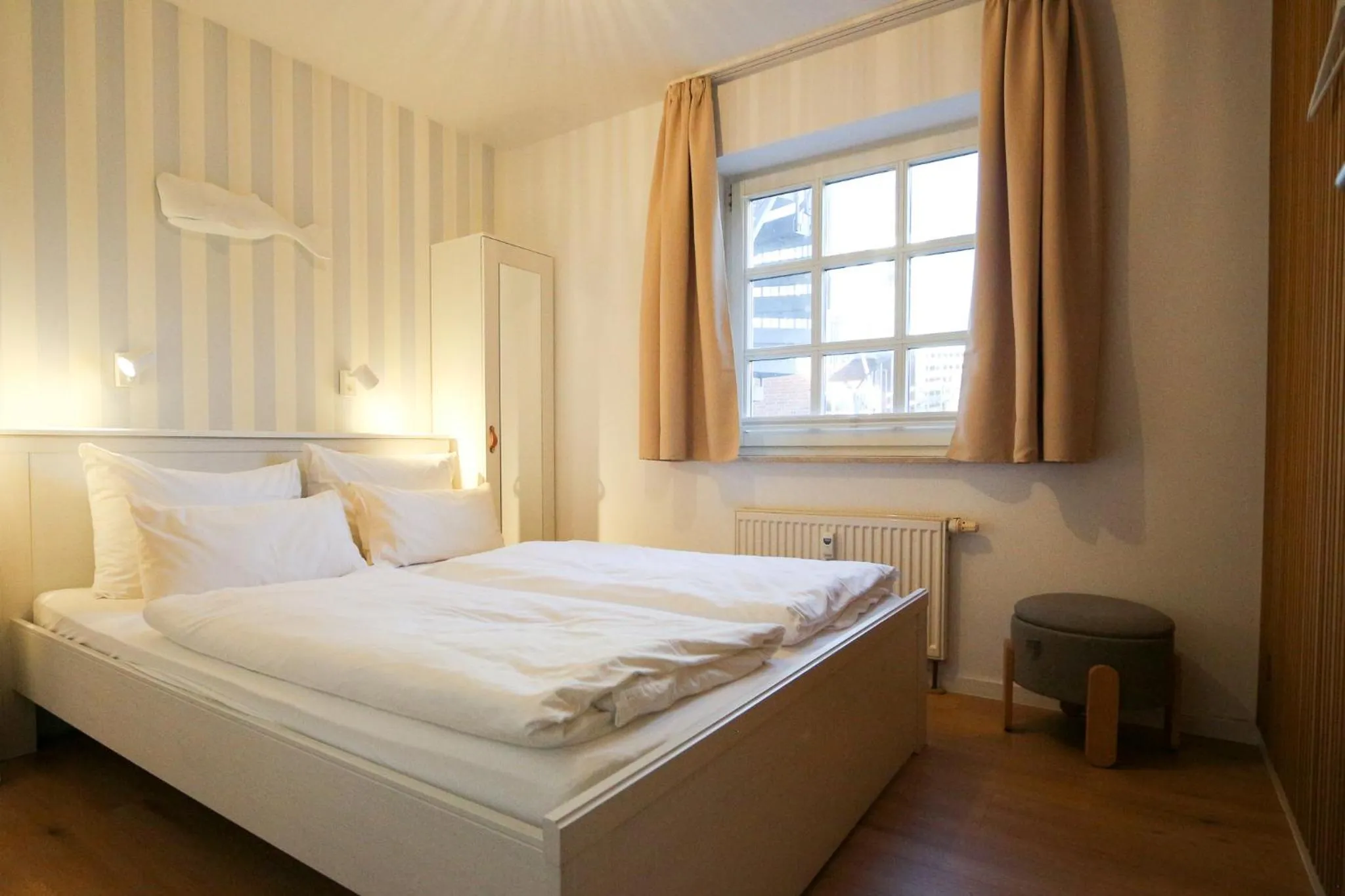 Bed in Captain Pahlen Ferienanlage