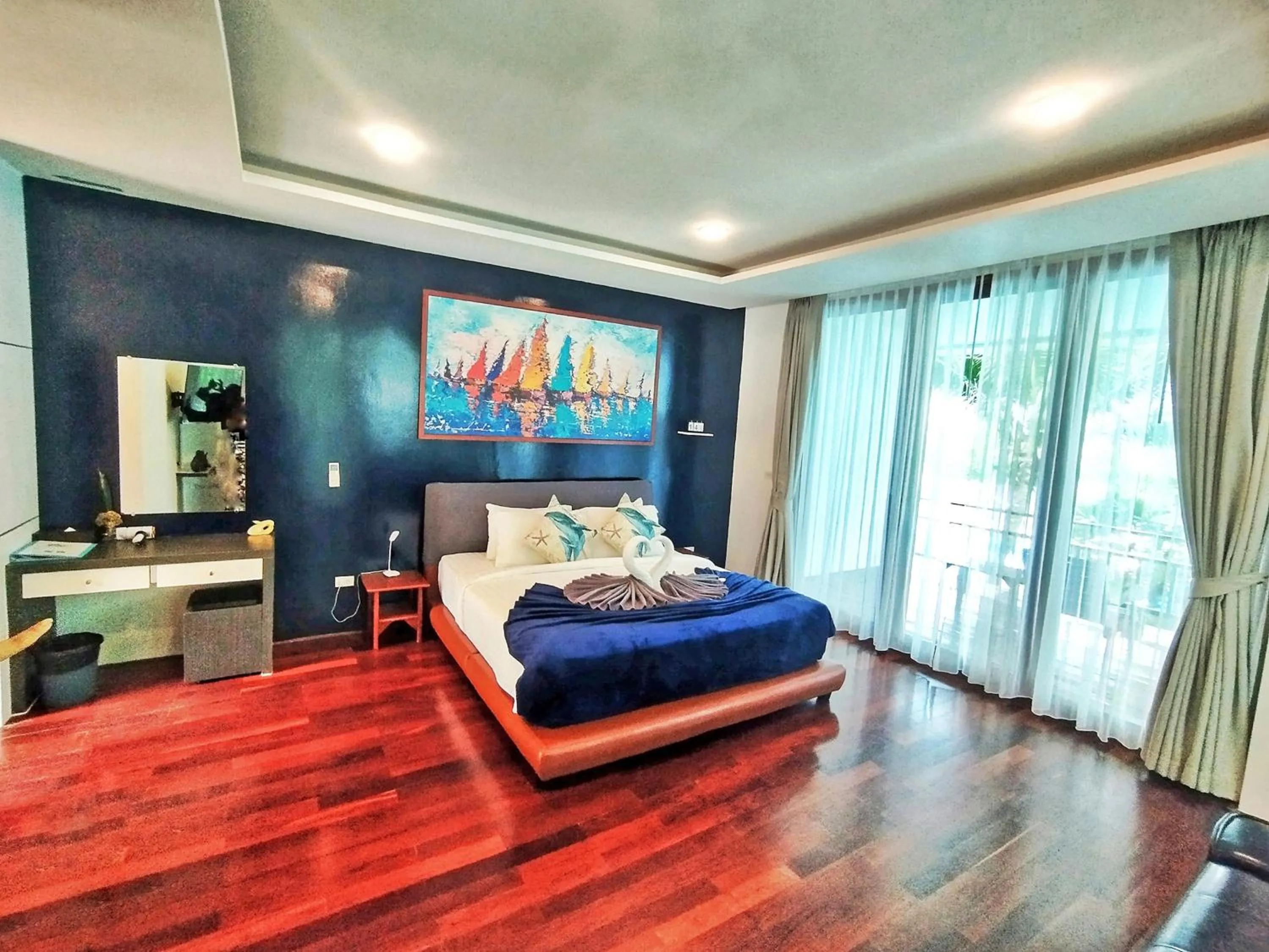 Bedroom in Phi Phi Mountain Beach Resort SHA Certified