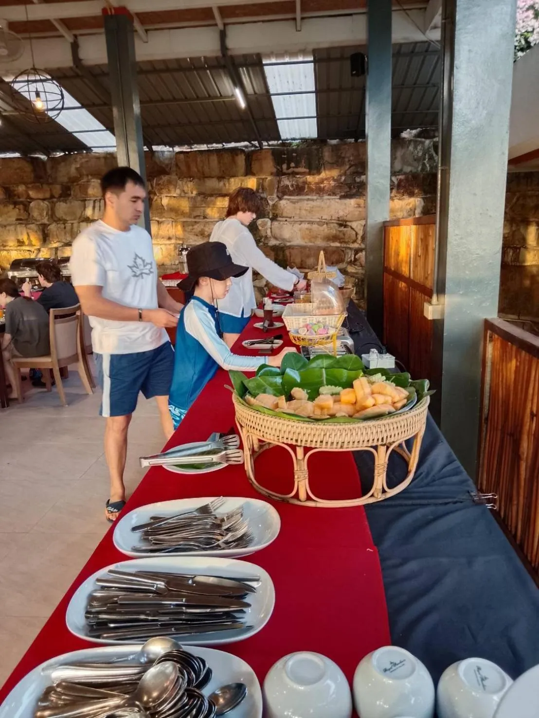 Breakfast in PP Mountain Beach Resort