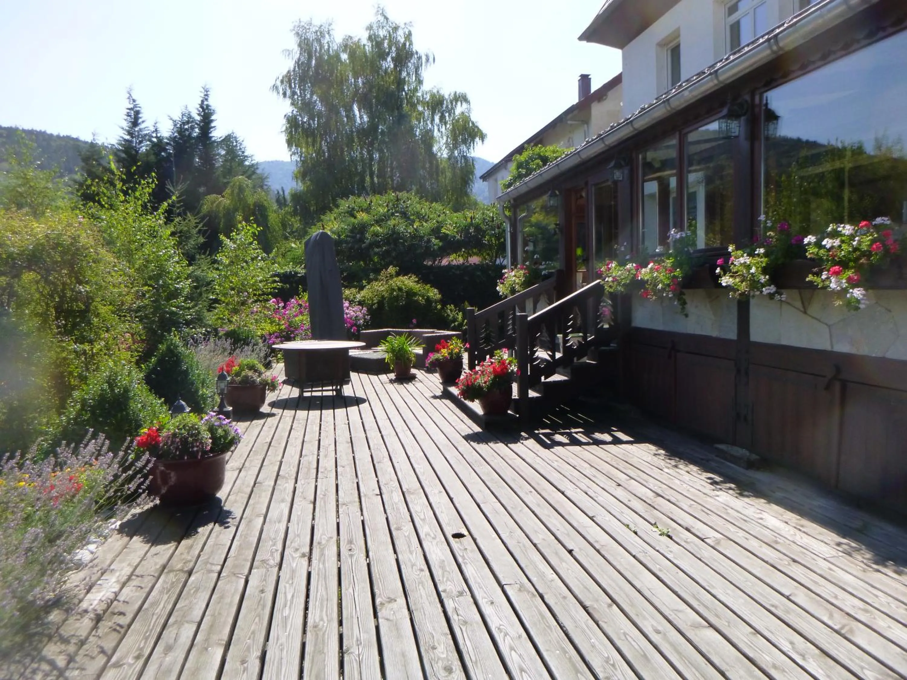 Balcony/Terrace in Chez MARLYSE-chambres et Table d'hôtes