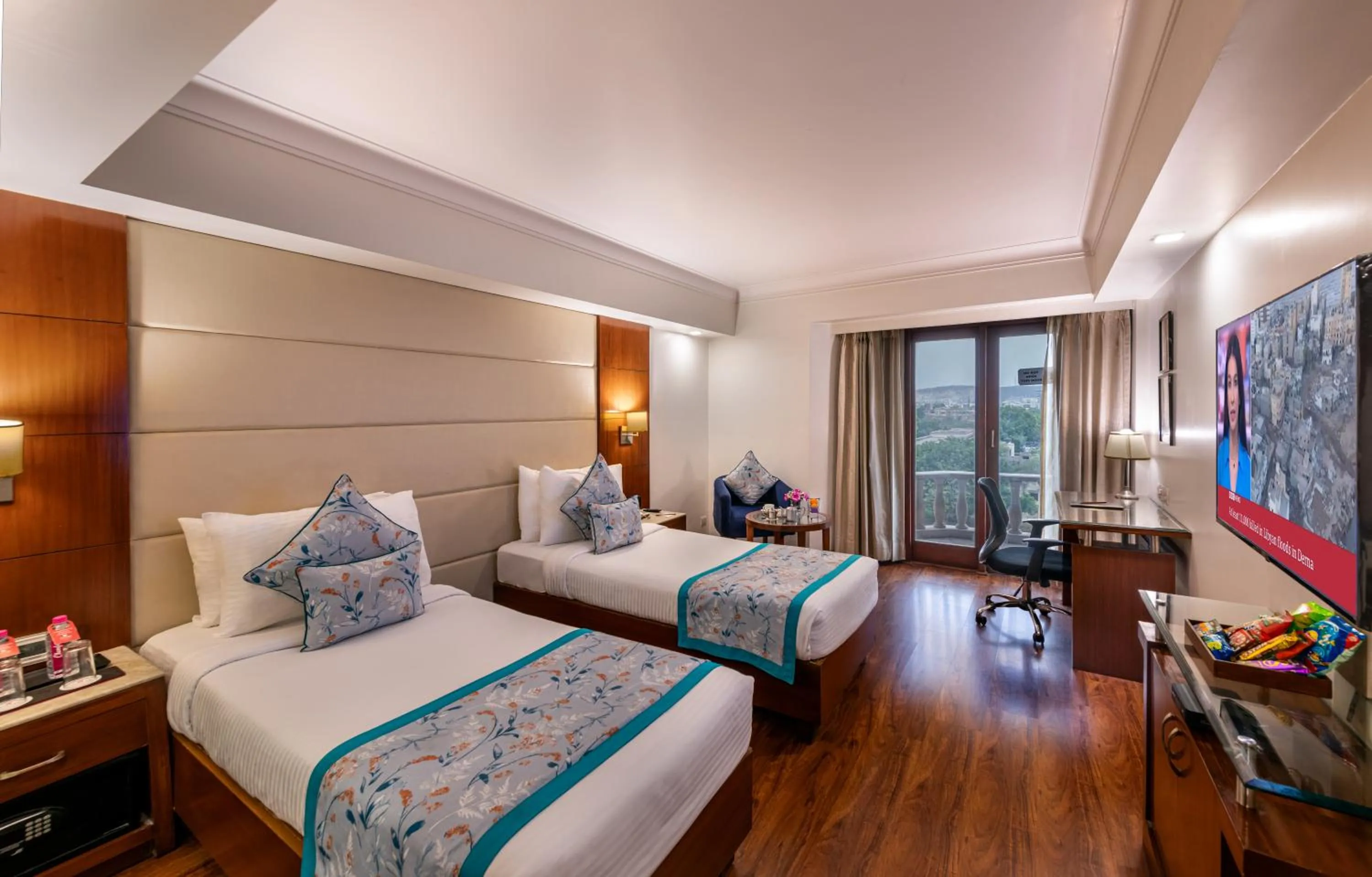 Bedroom, Bed in Lords Plaza Jaipur