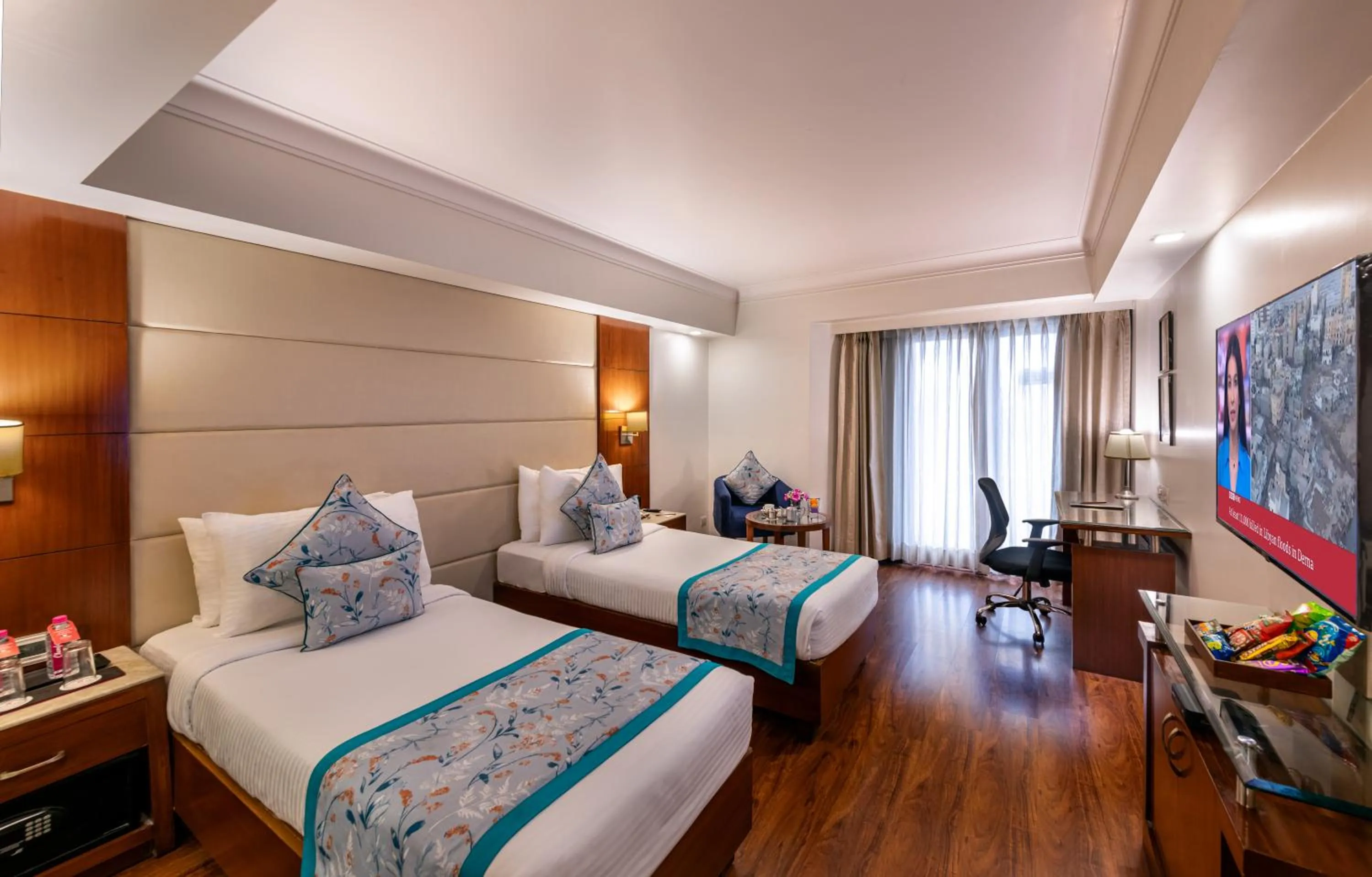 Bedroom, Bed in Lords Plaza Jaipur