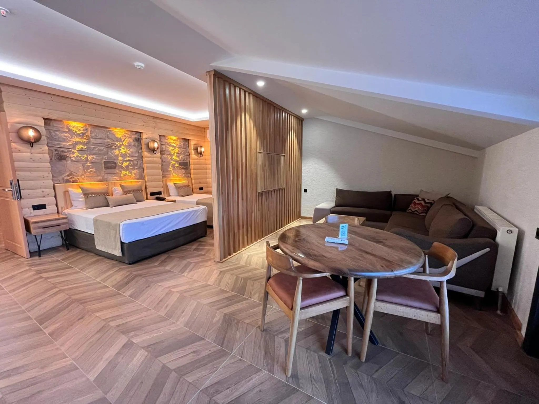 Bed in Gumus Palace Hotel