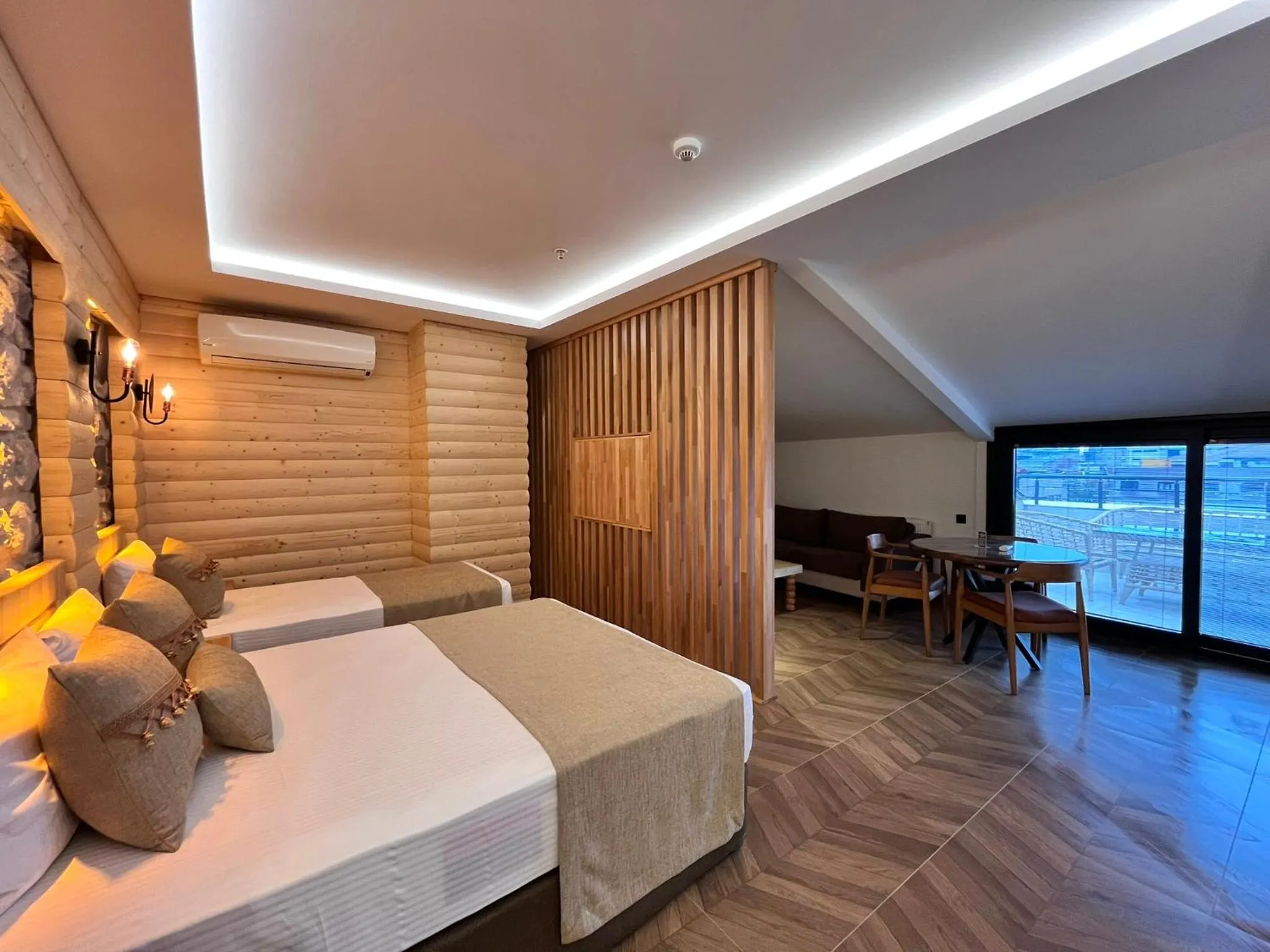 Bed in Gumus Palace Hotel