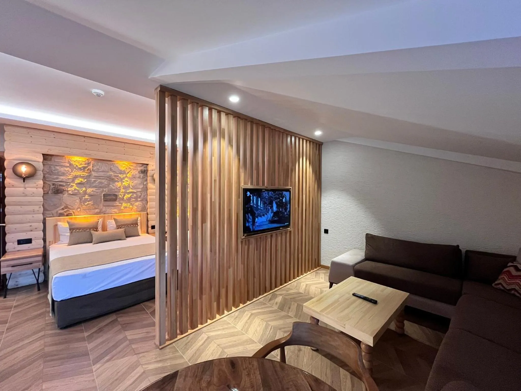 Bed in Gumus Palace Hotel