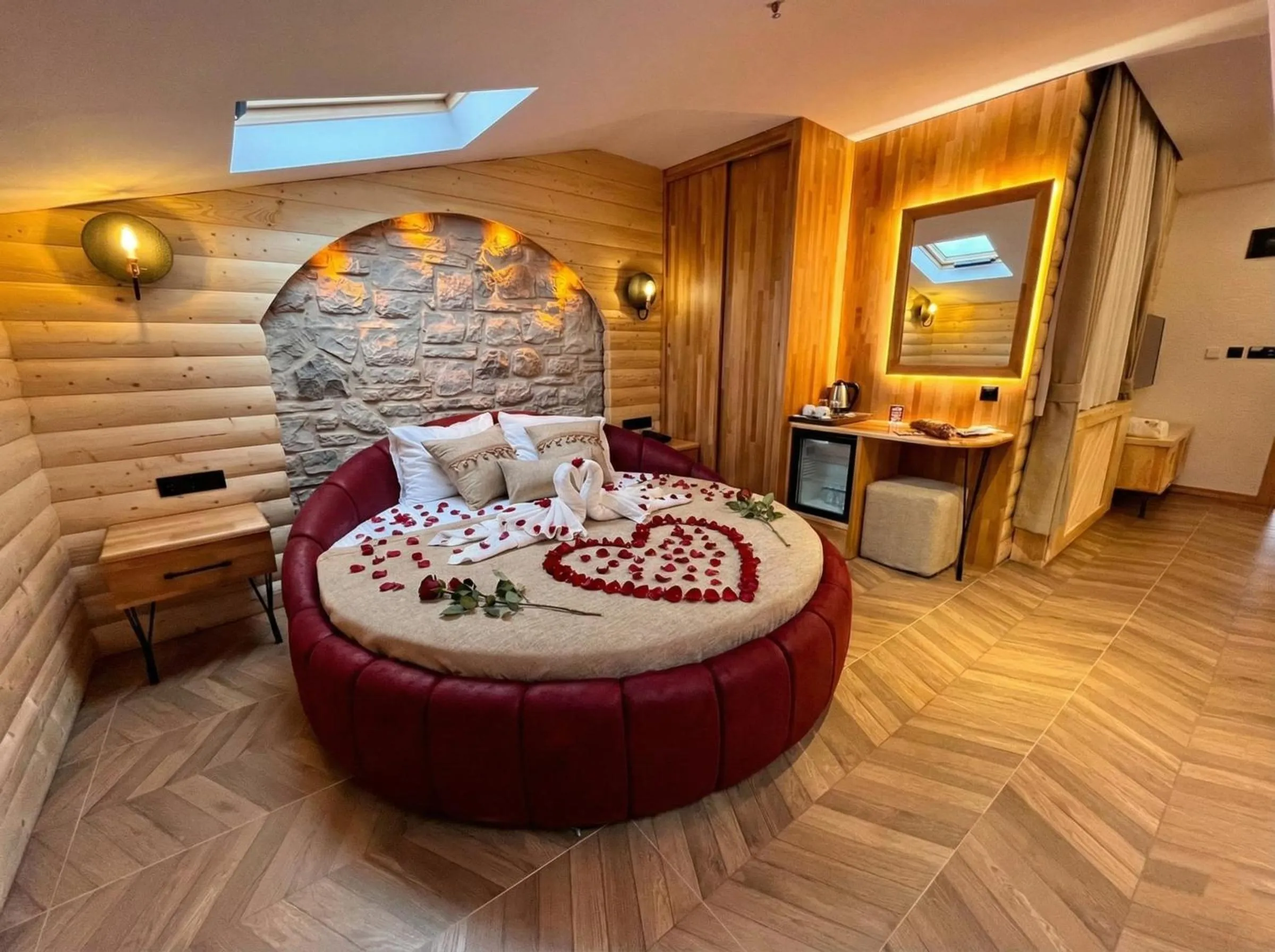 Bed in Gumus Palace Hotel