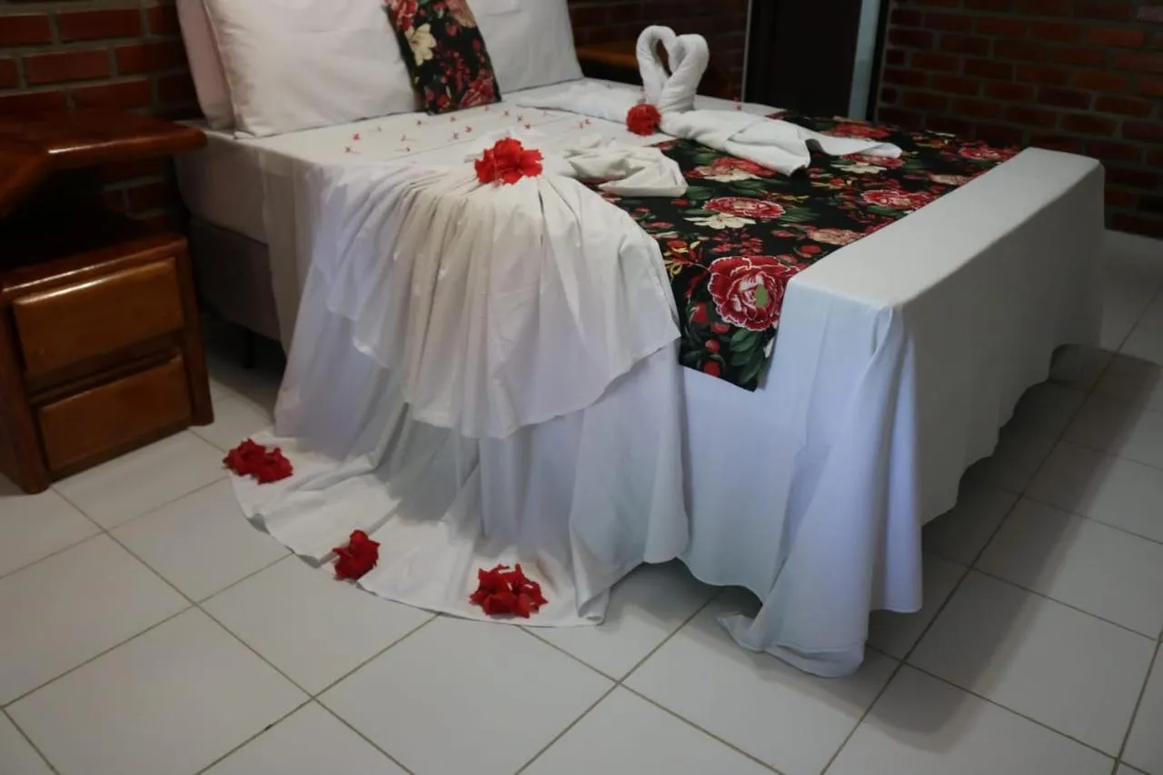 Bed in Pousada Málaga