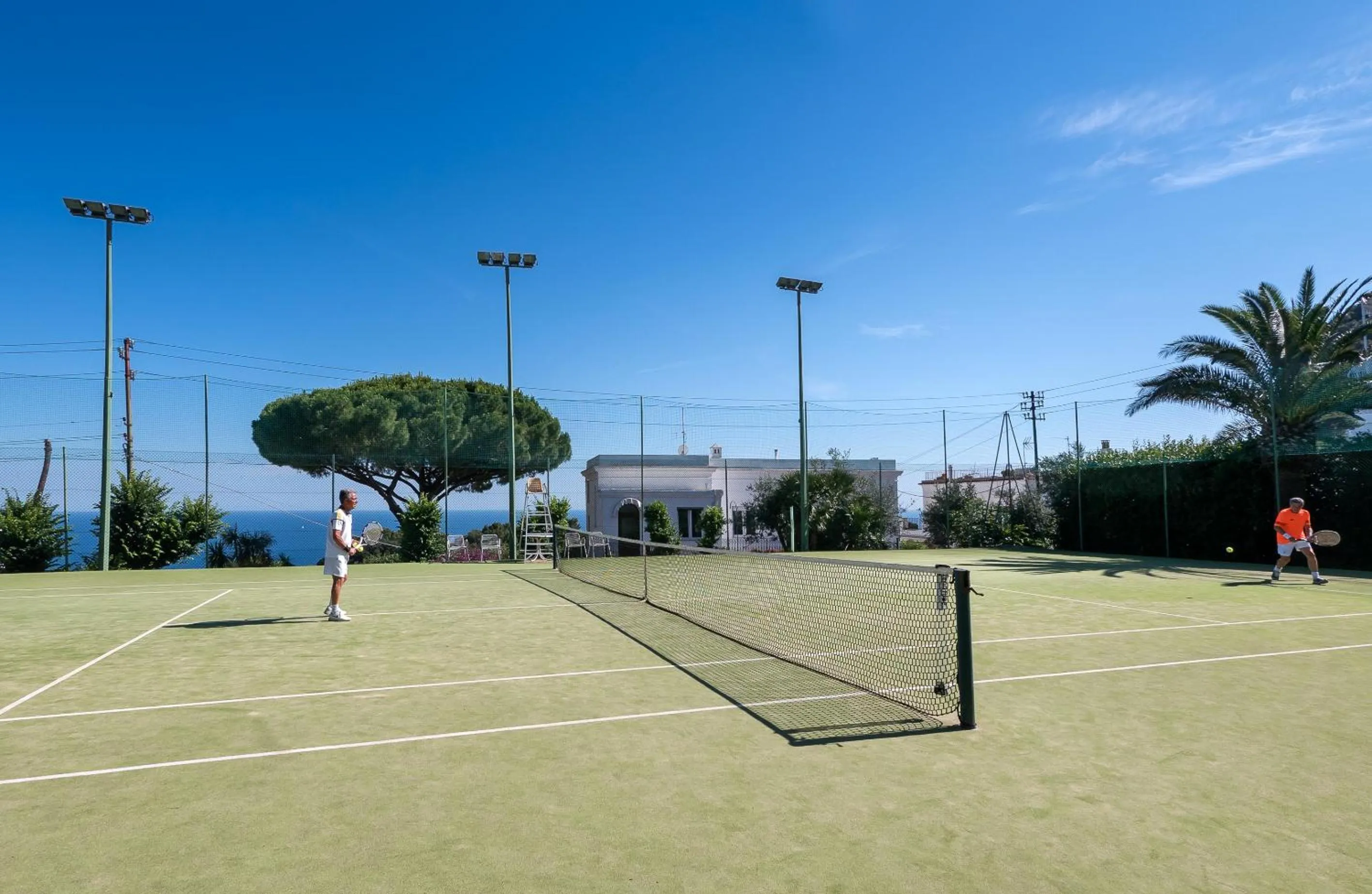 Tennis court in Hotel Quisisana