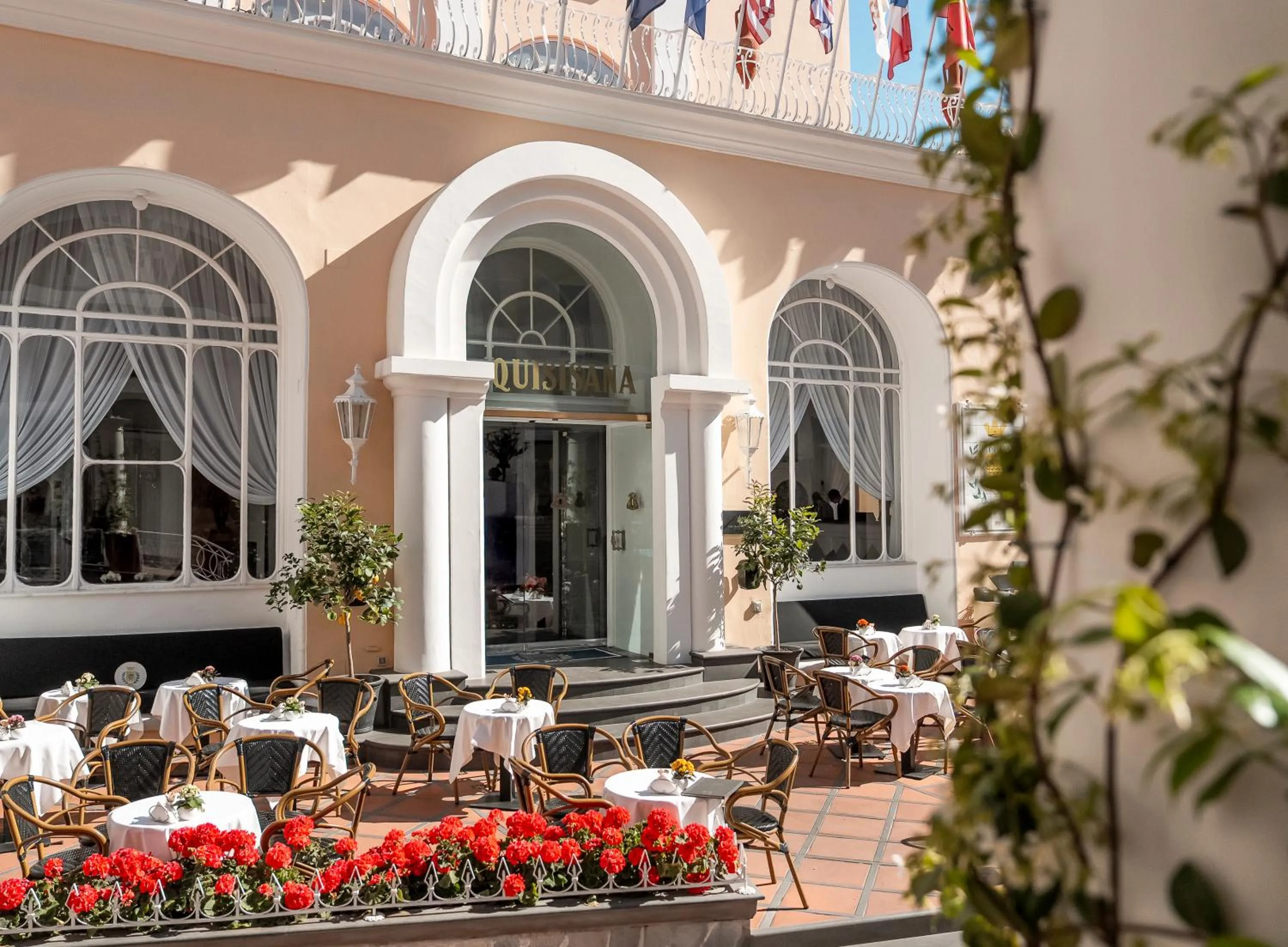 Facade/entrance in Hotel Quisisana