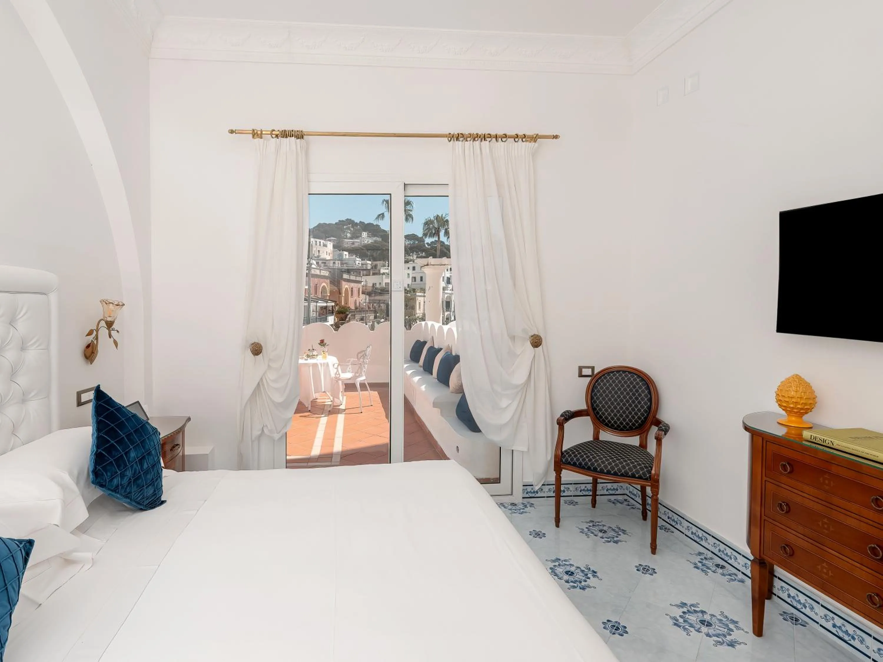 Bedroom, Bed in Hotel Quisisana