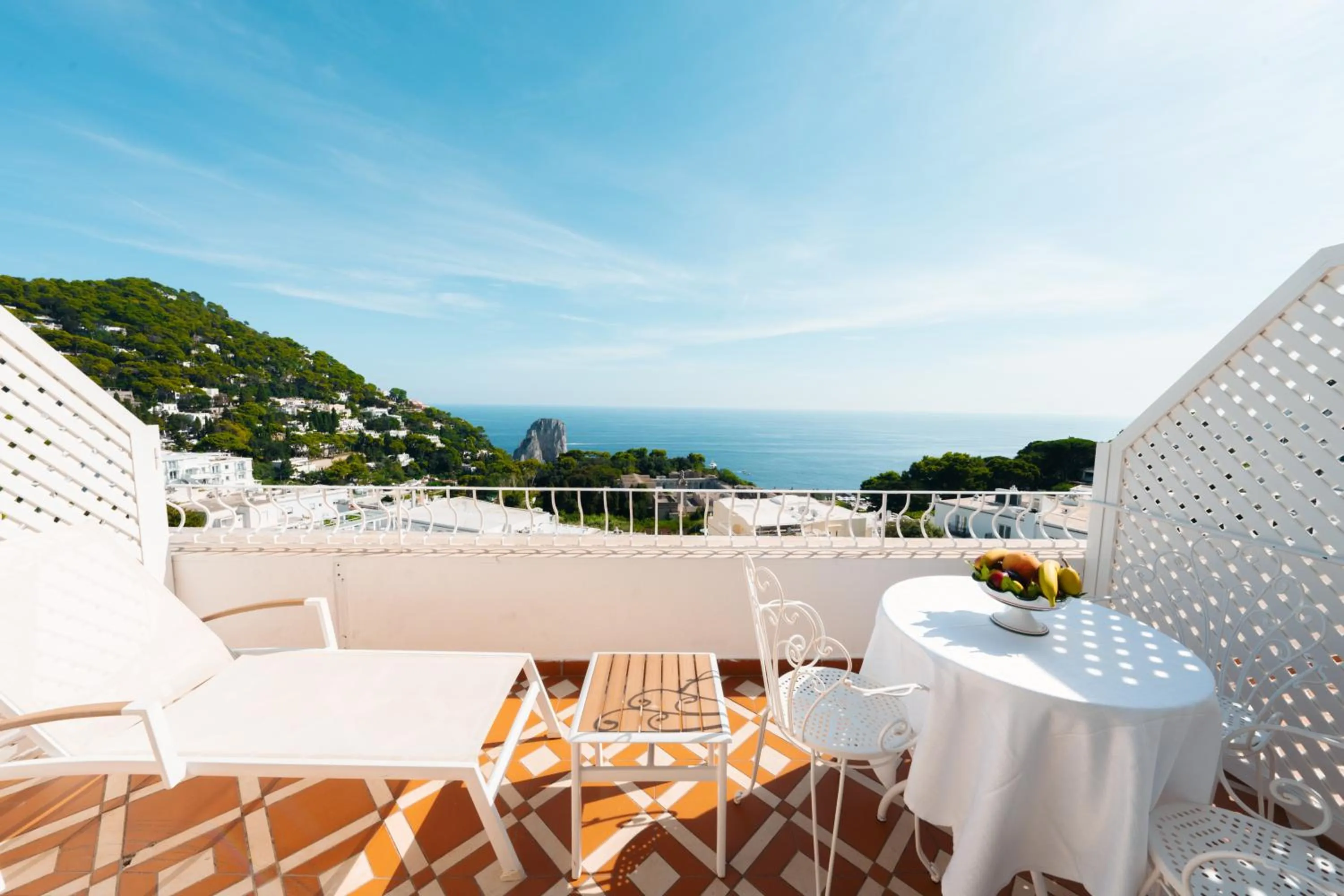 Patio in Hotel Quisisana