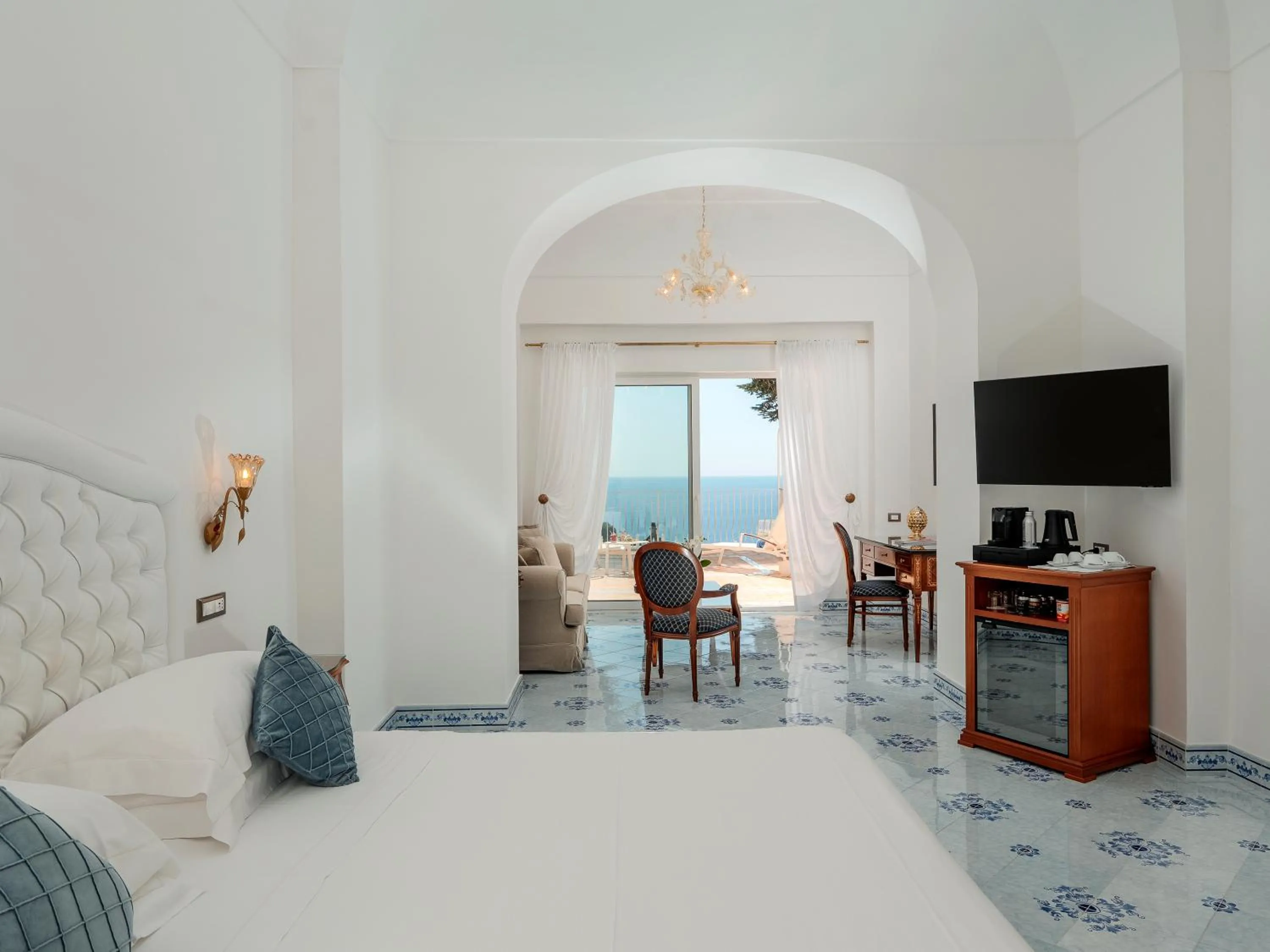 Bed in Hotel Quisisana