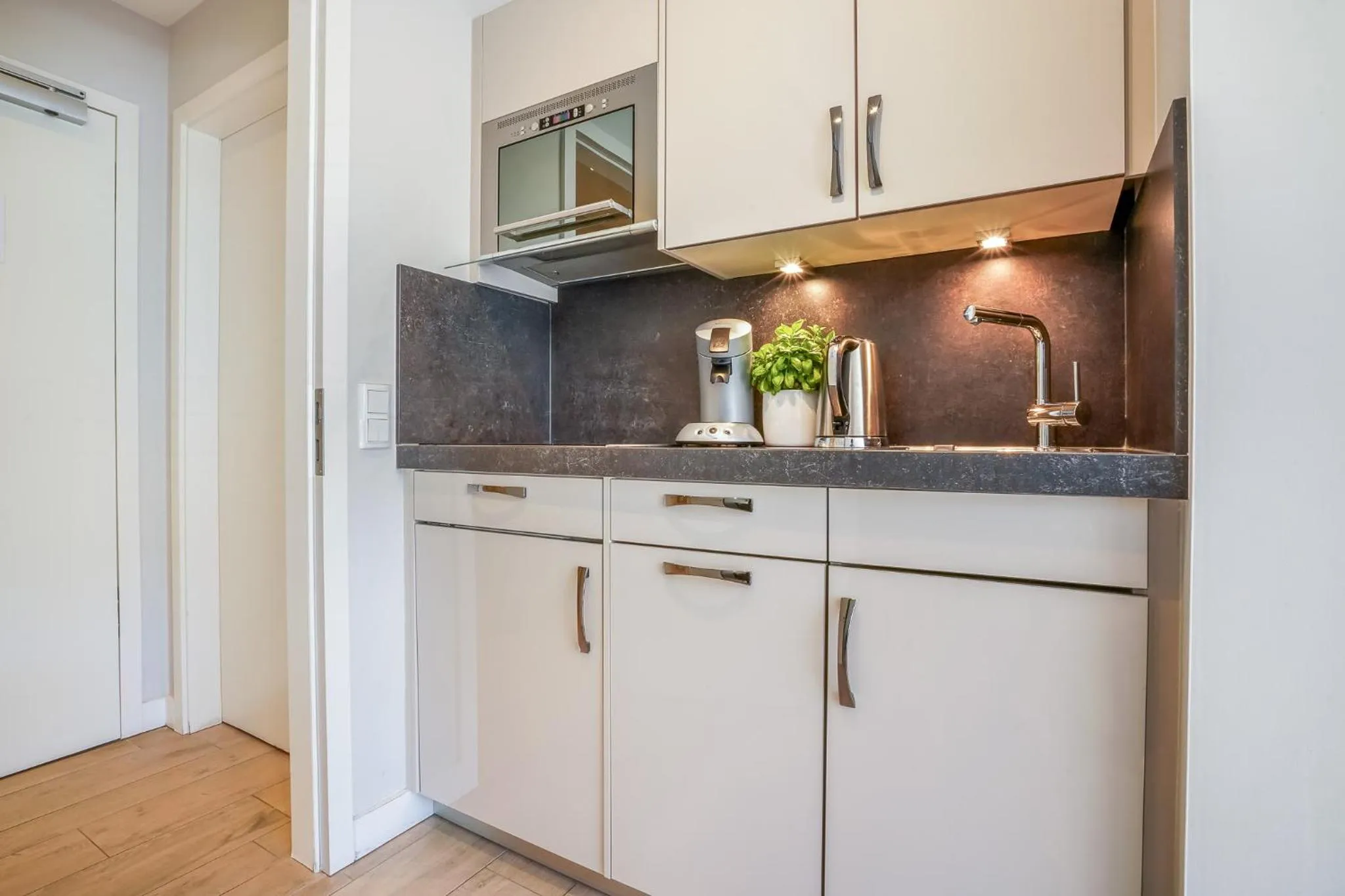 Kitchen or kitchenette in Das 54 Grad Nord - Apartments & More