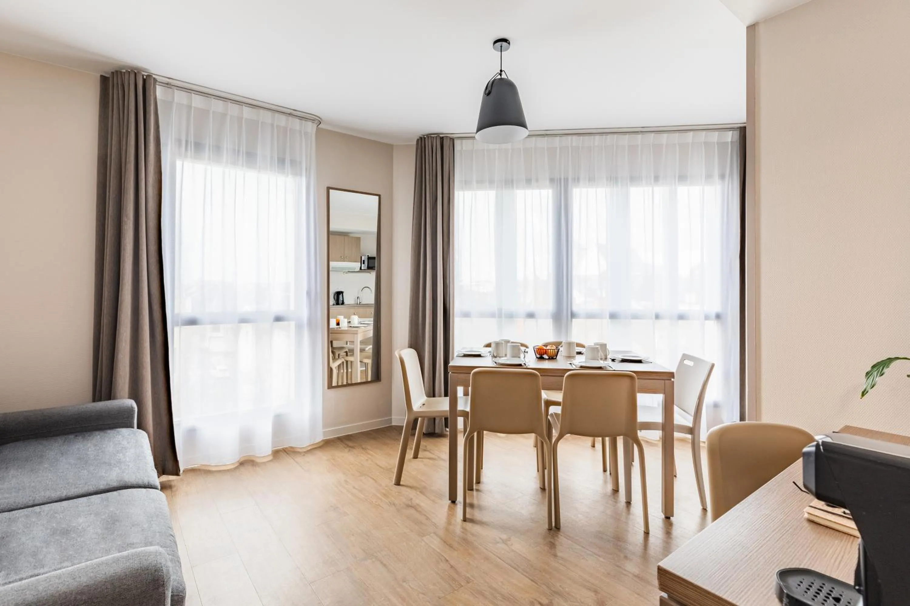 Living room in Appart'City Confort Angers