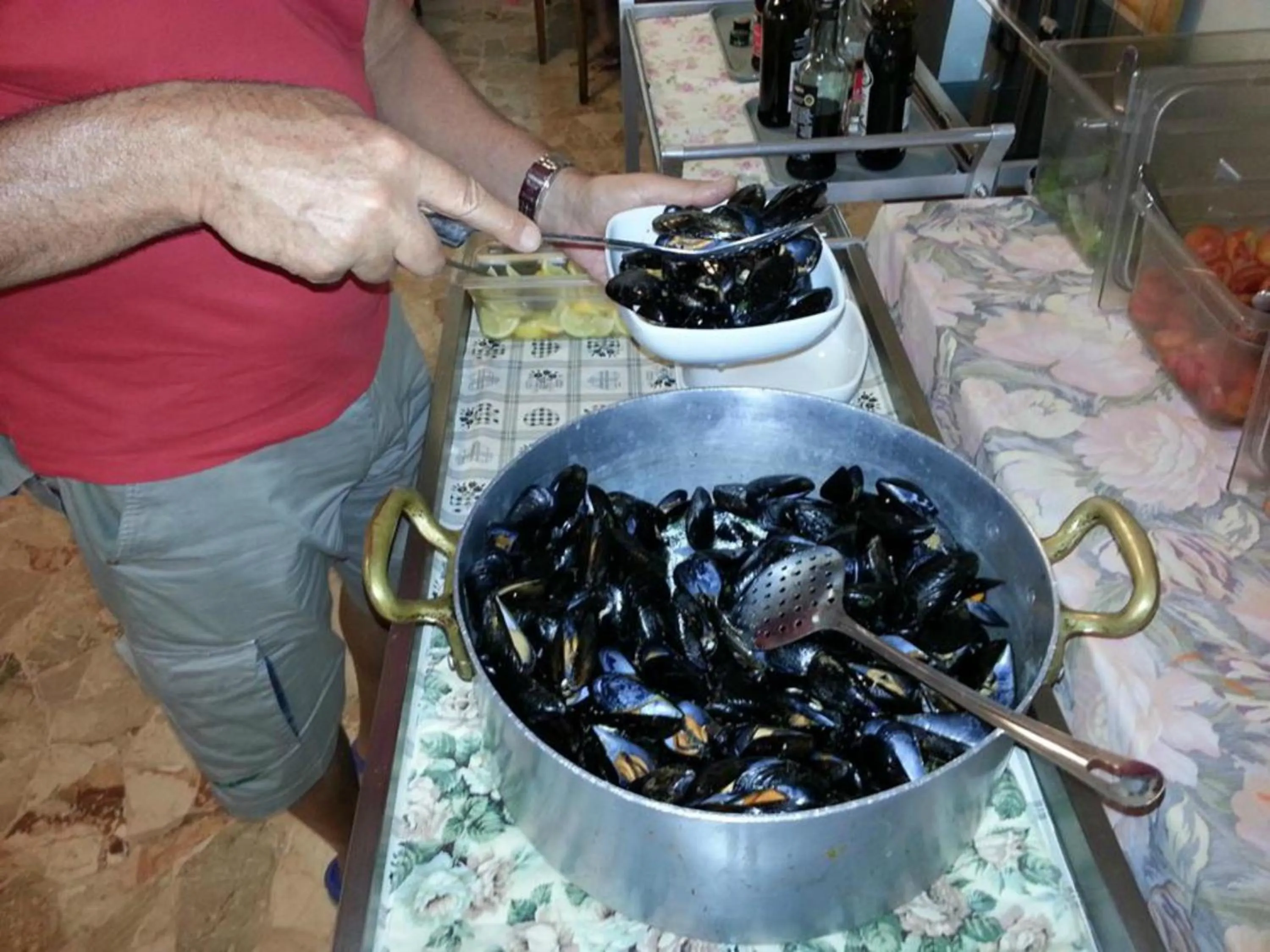 Food close-up in Hotel Irene