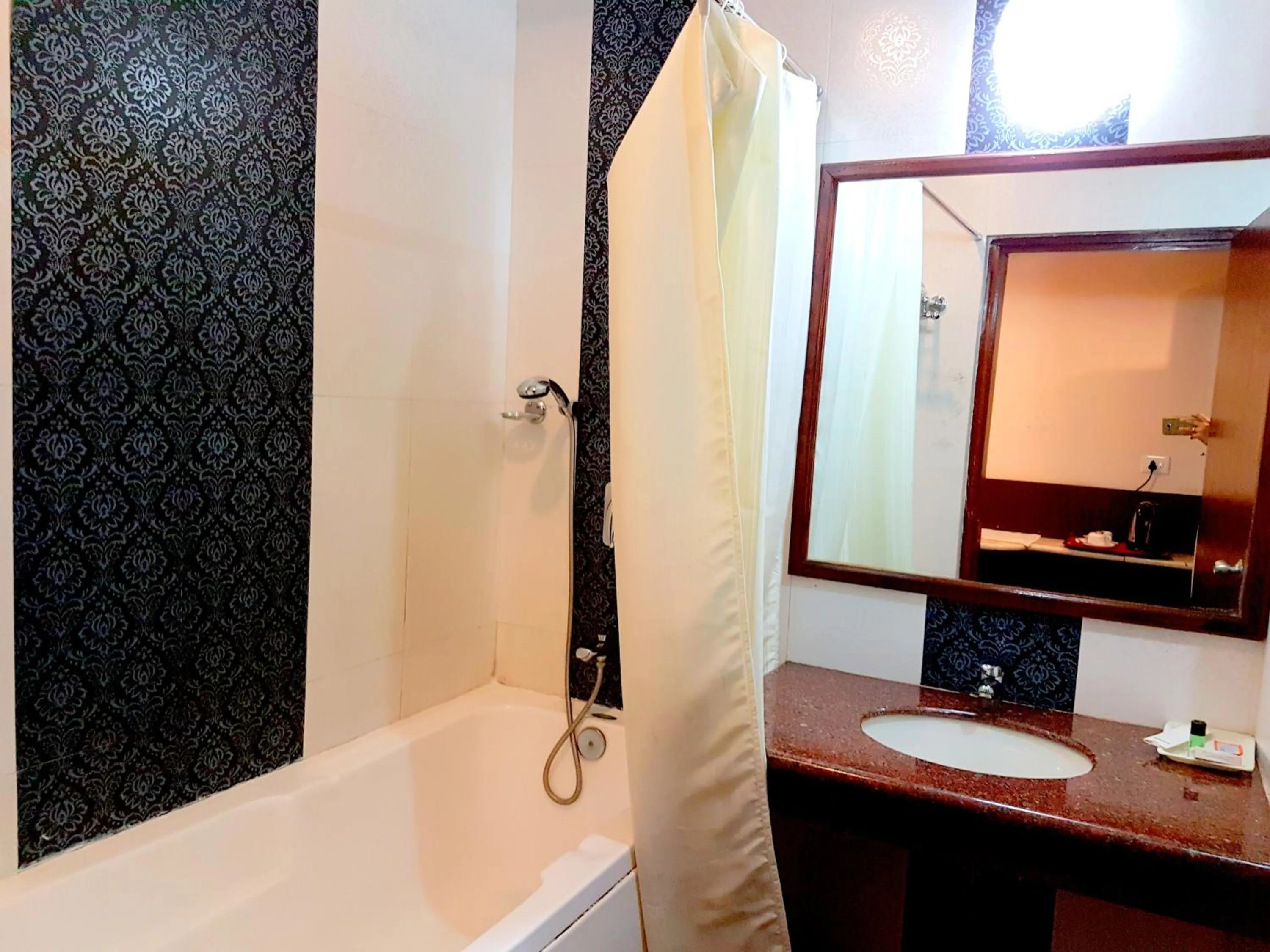 Bathroom in Hotel Sidharth