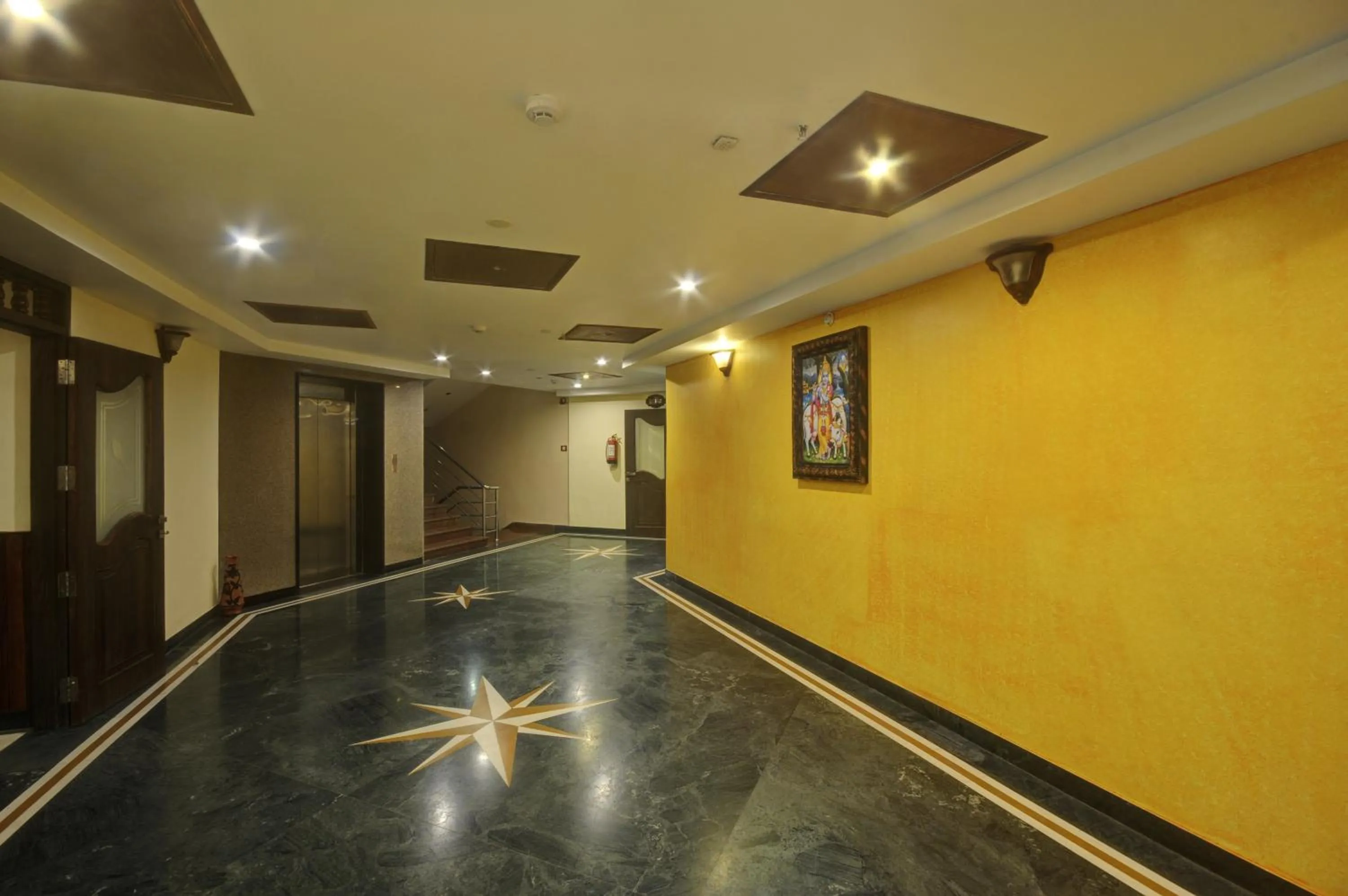 Lobby or reception in Hotel Sidharth