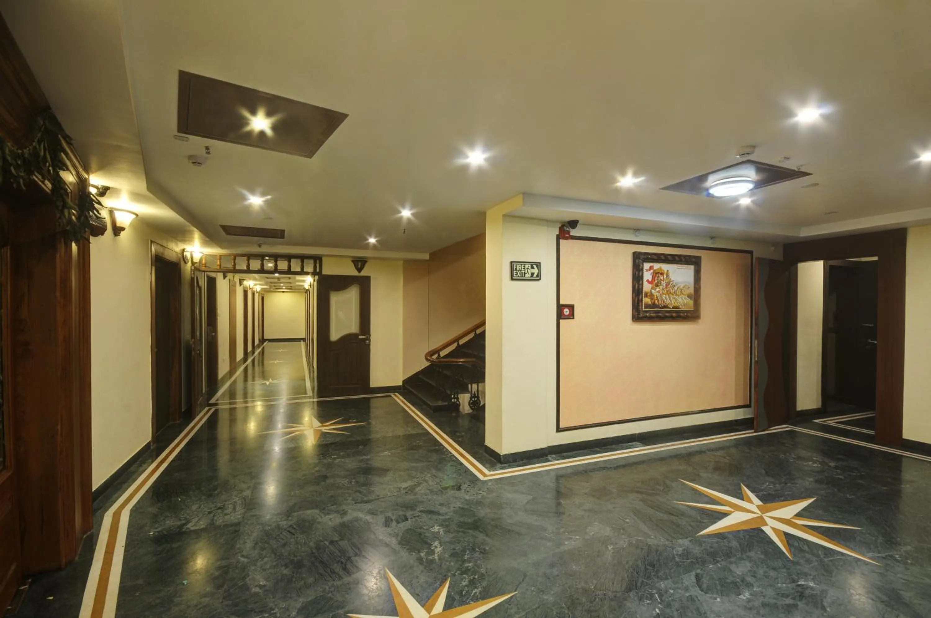 Lobby or reception in Hotel Sidharth