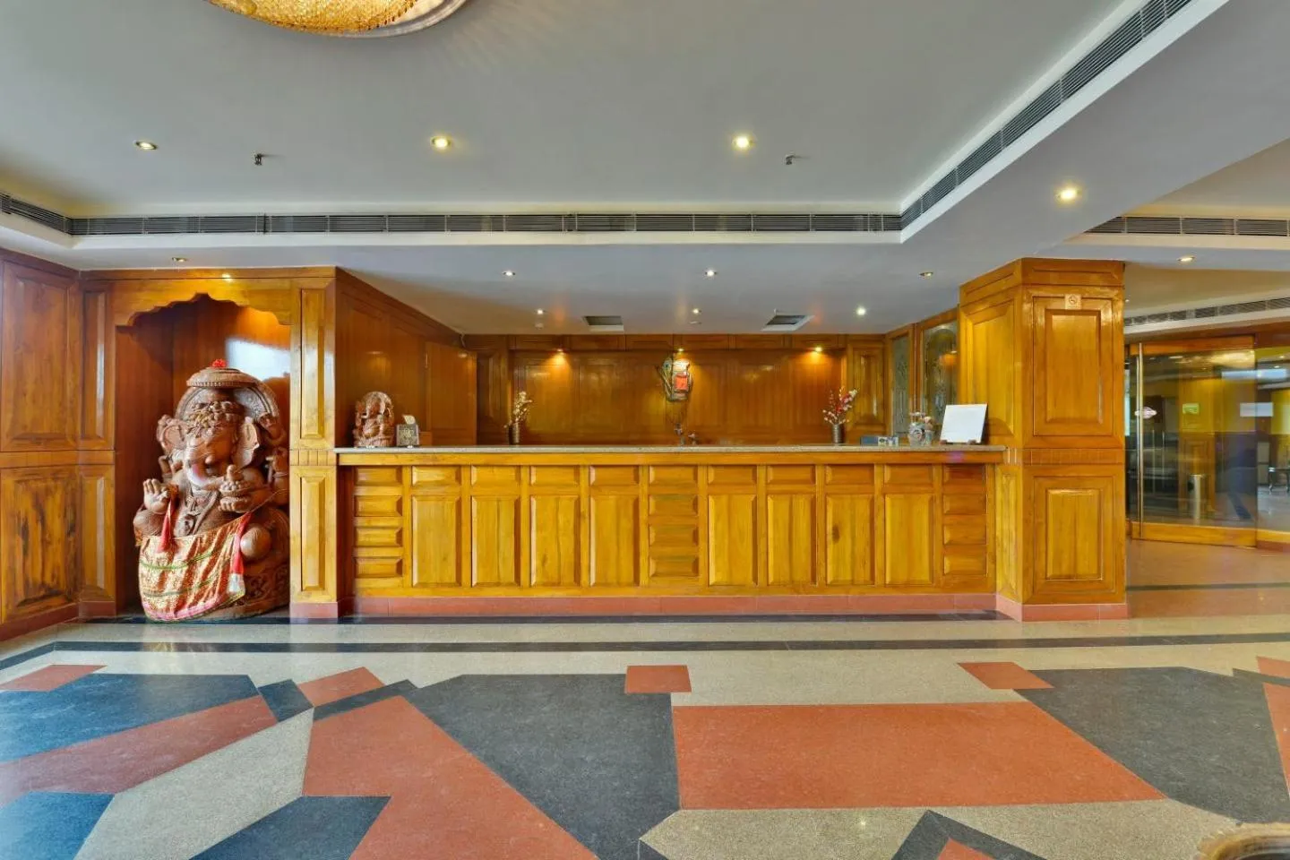 Lobby or reception in Hotel Sidharth