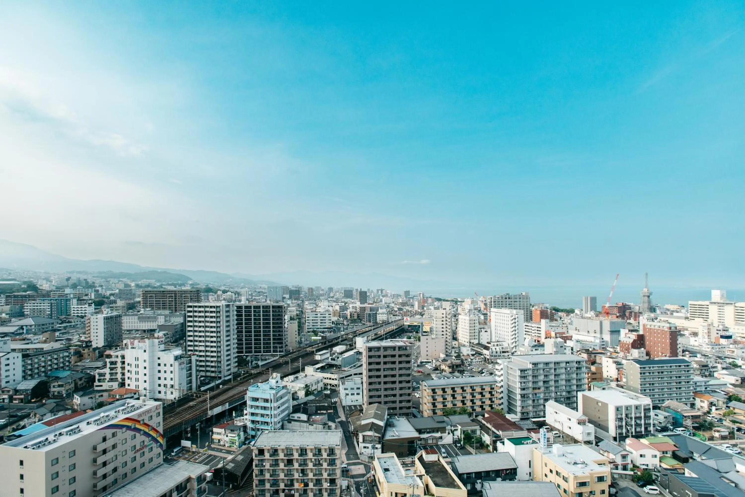 City view in KAMENOI HOTEL Beppu