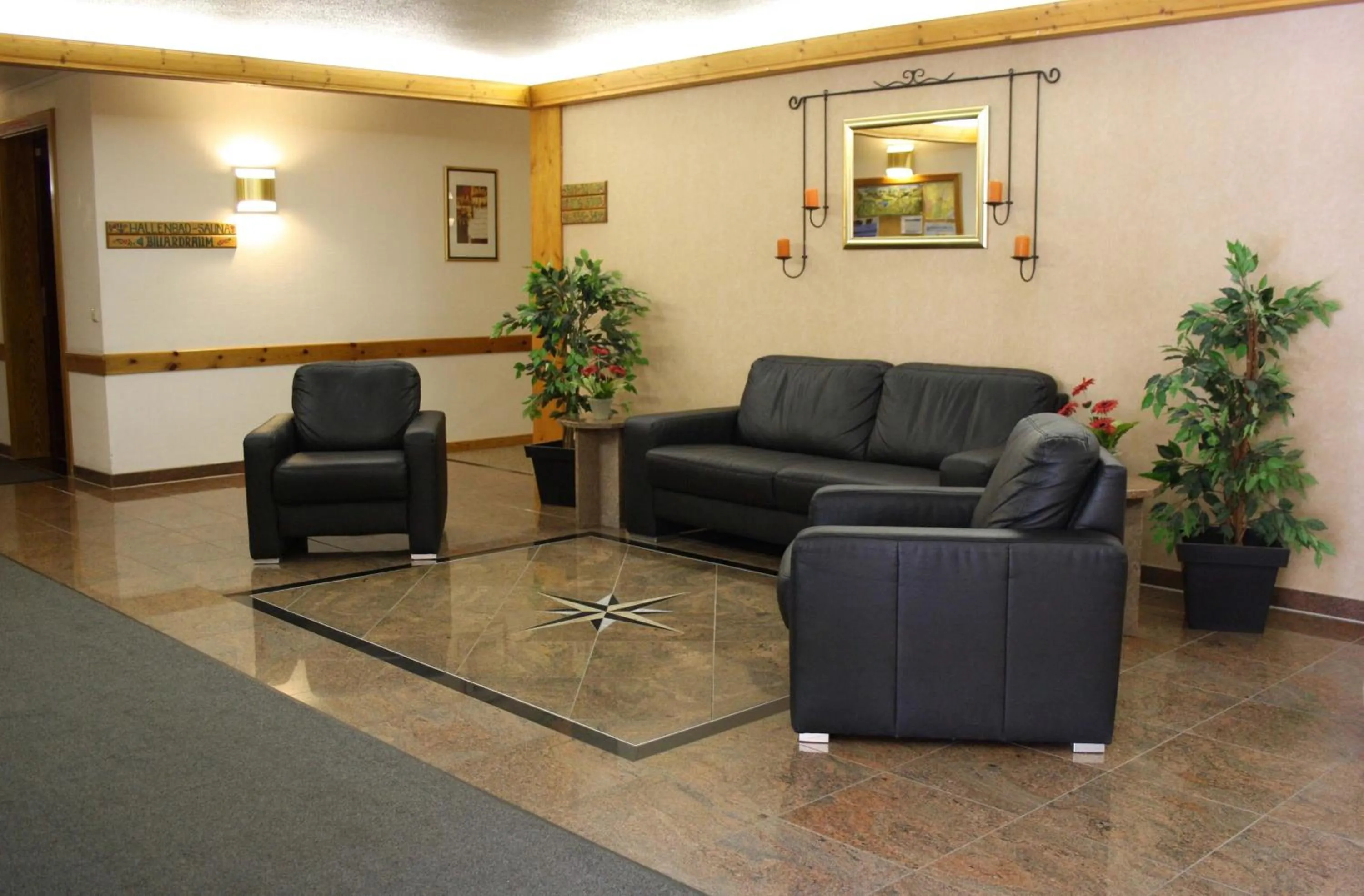 Lobby or reception in Chiemgau Appartements