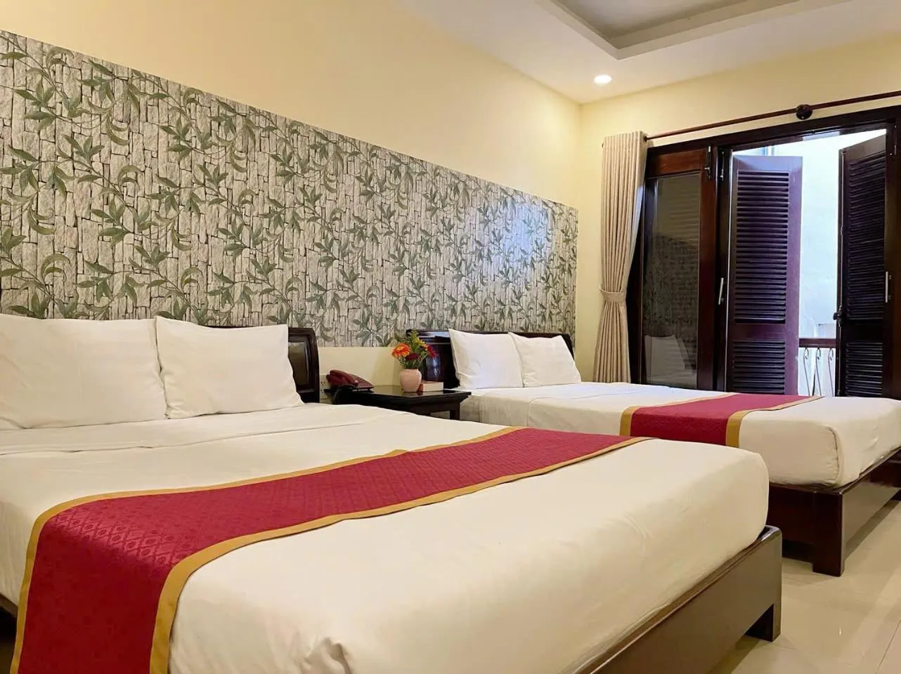 Bed in Golden River Hotel