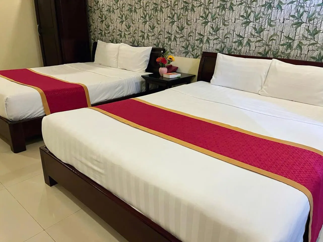Bed in Golden River Hotel