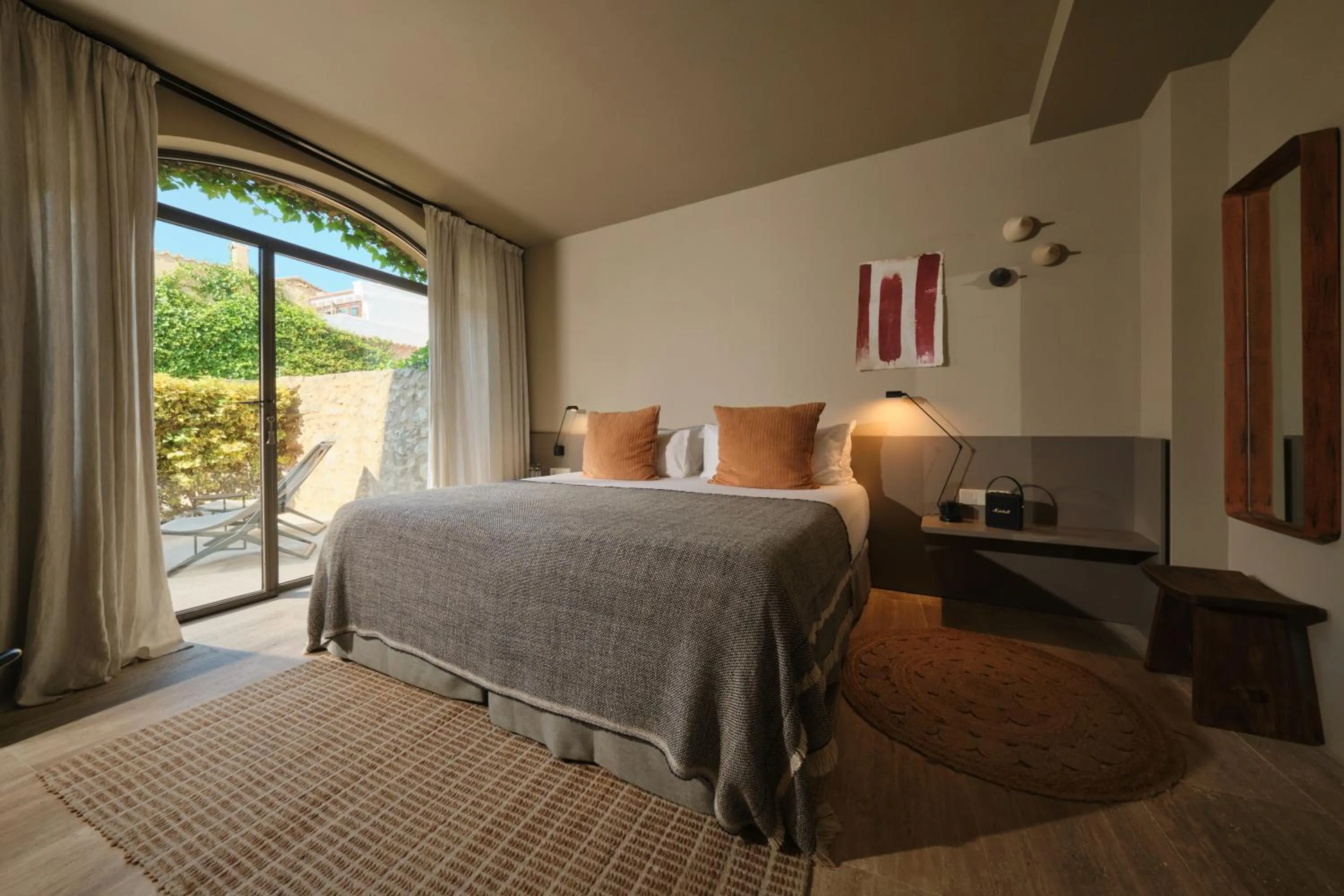 Bedroom, Bed in Can Aulí Luxury Retreat - Adults Only