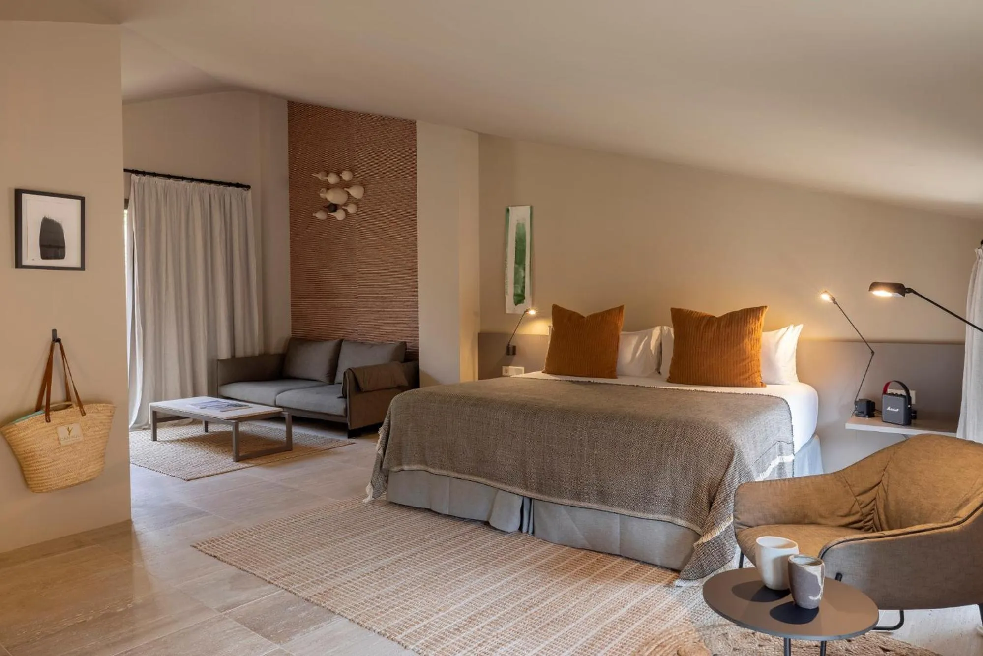 Bed in Can Aulí Luxury Retreat - Adults Only