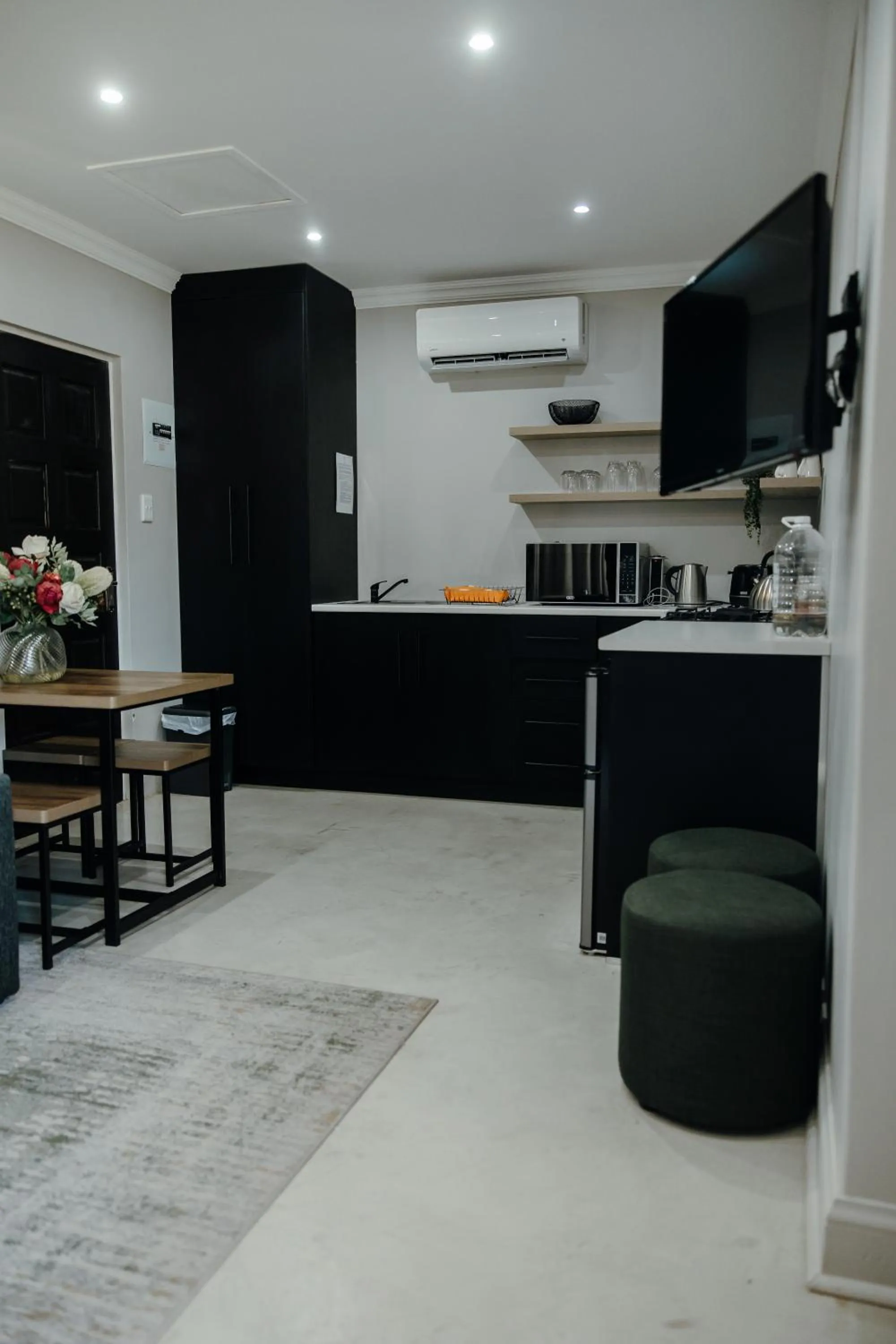 Kitchen or kitchenette in Uitsig Boutique Hotel