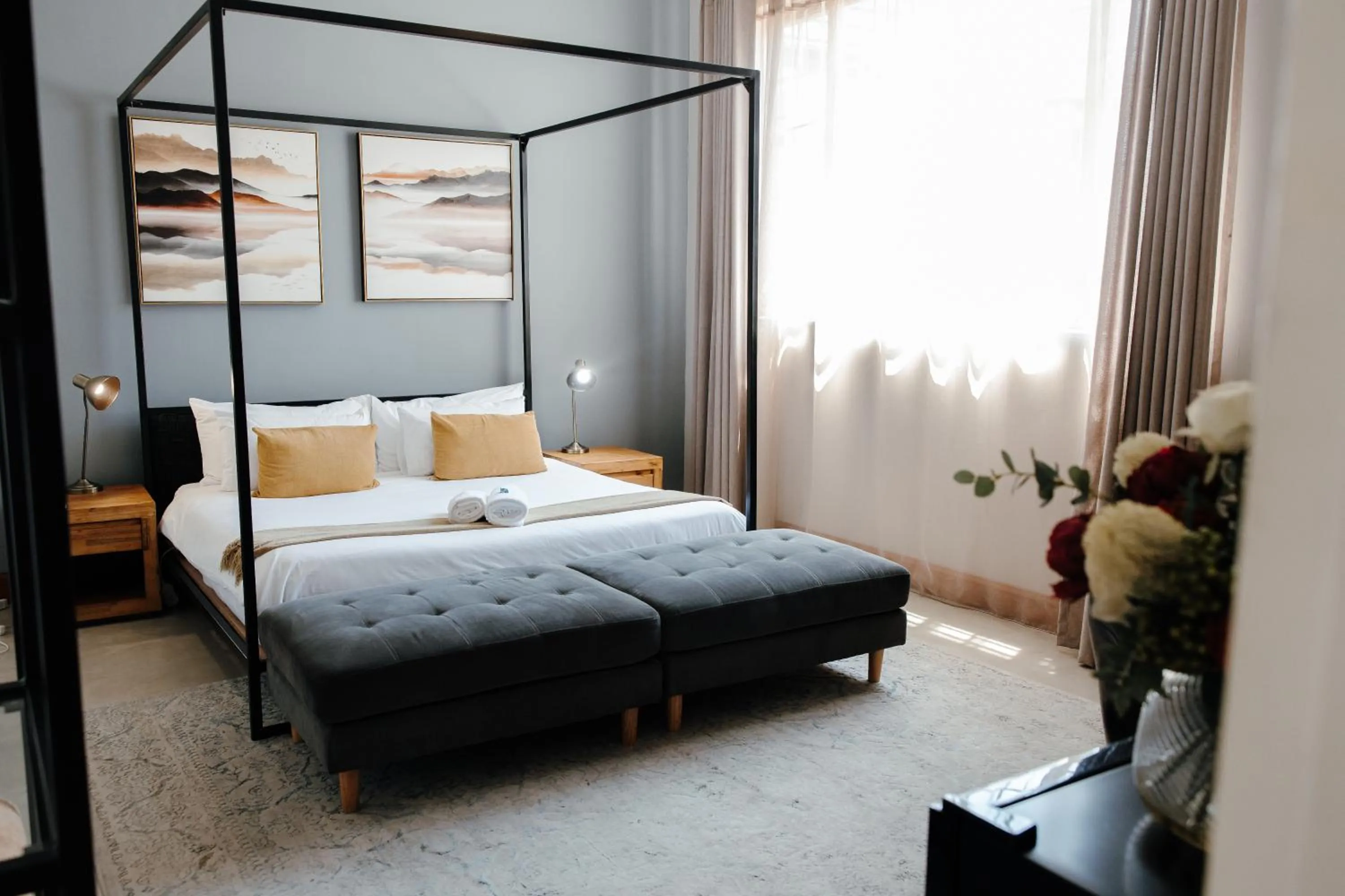 Bed in Uitsig Boutique Hotel