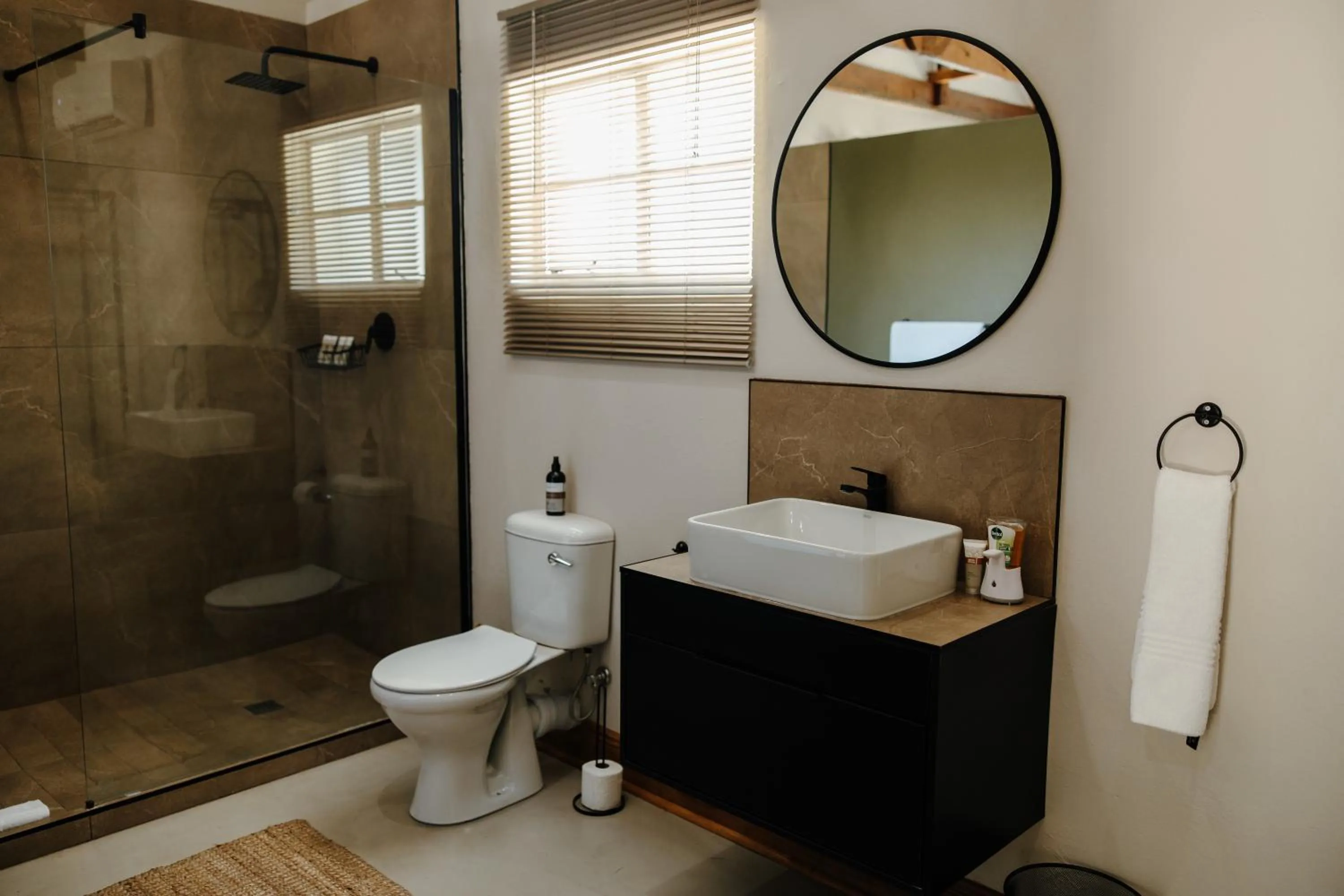 Shower in Uitsig Boutique Hotel