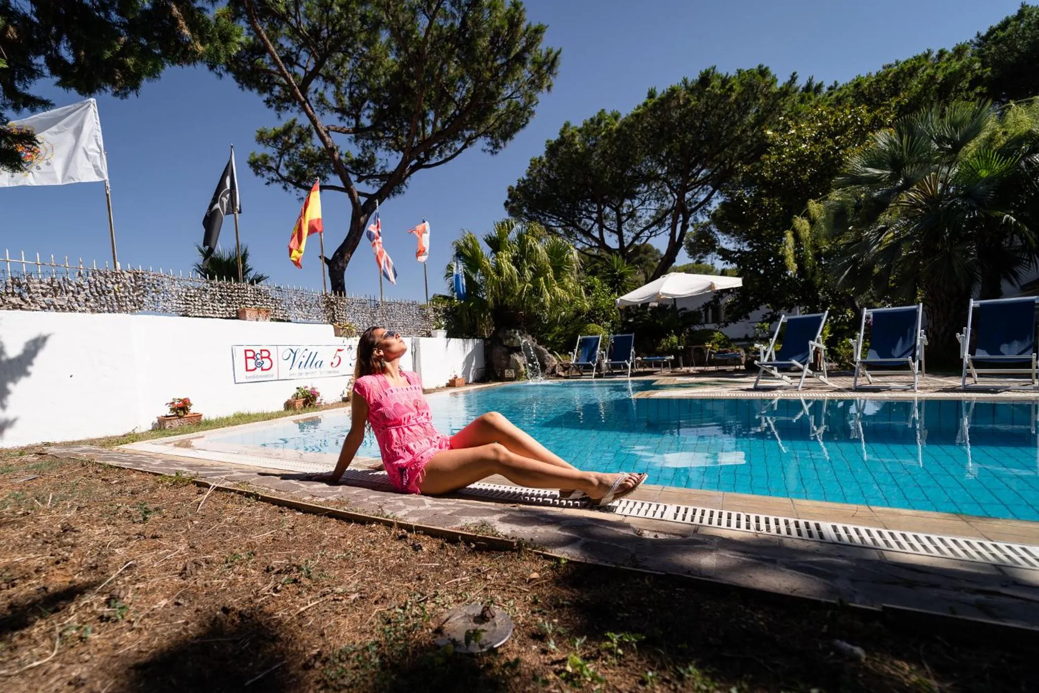 Garden in Villa Cinque Pini