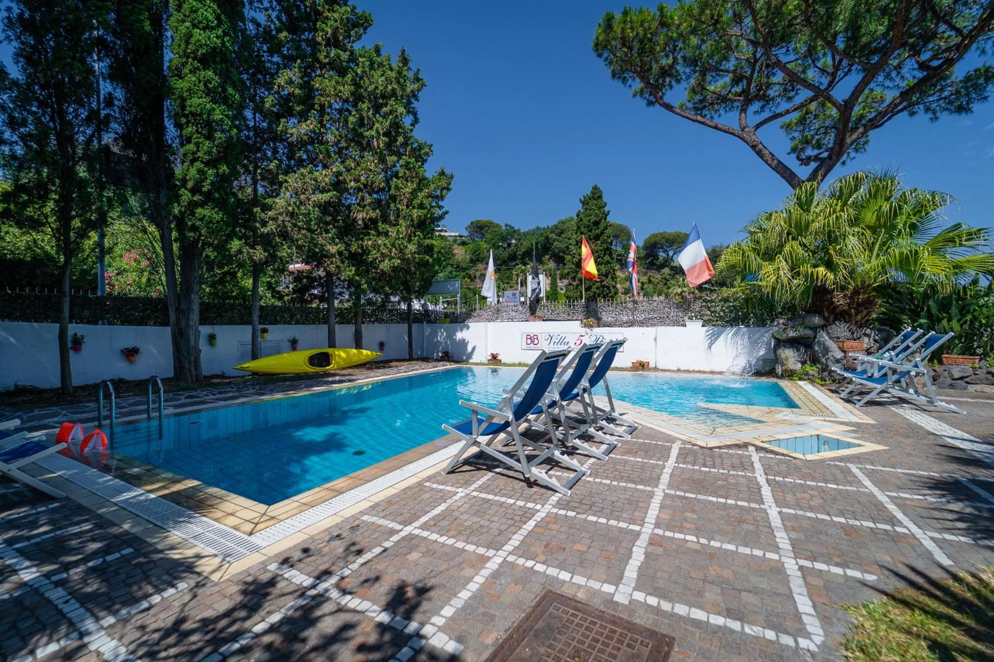 Garden in Villa Cinque Pini