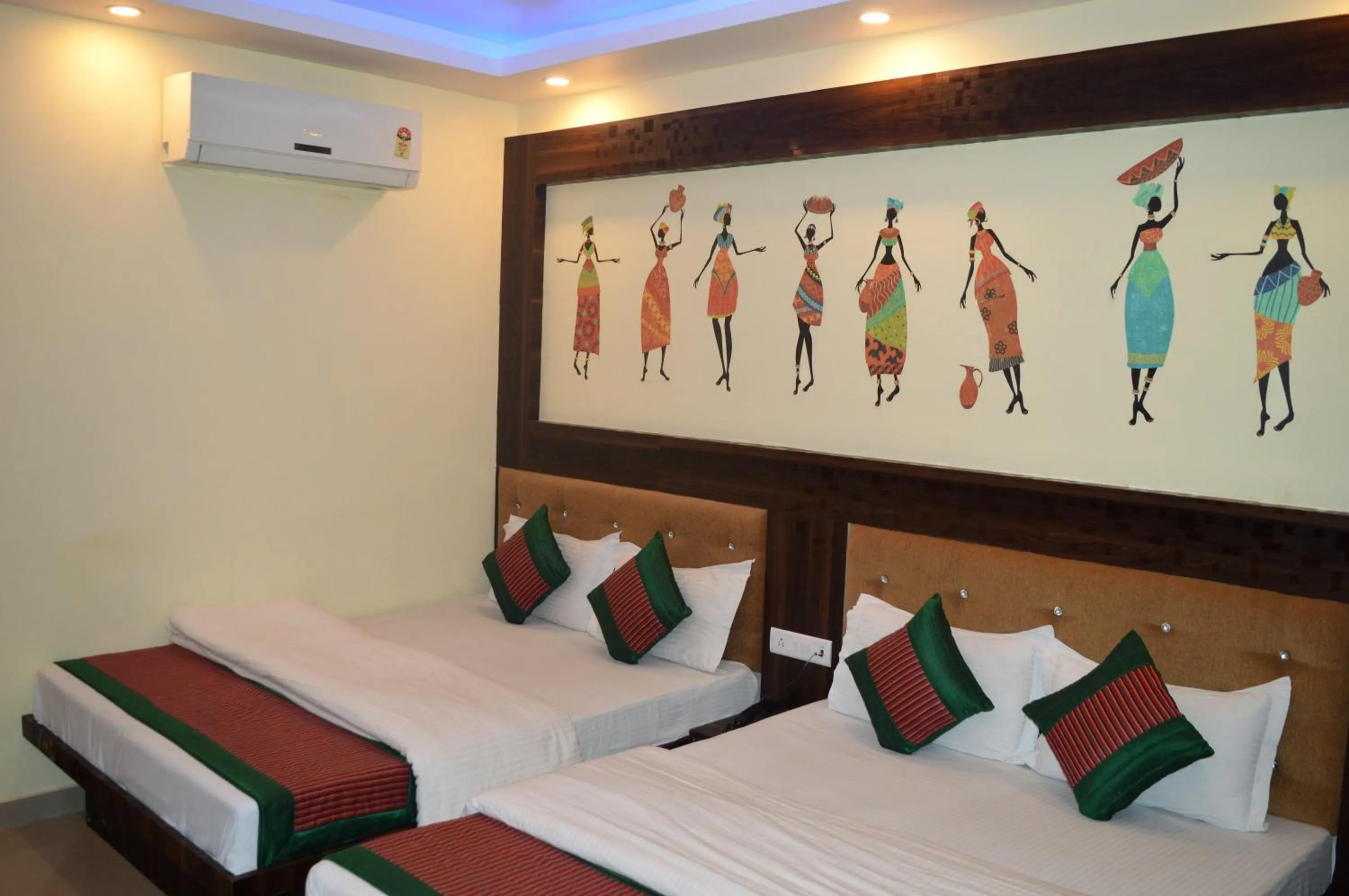 Bed in Cottage Ganga Inn