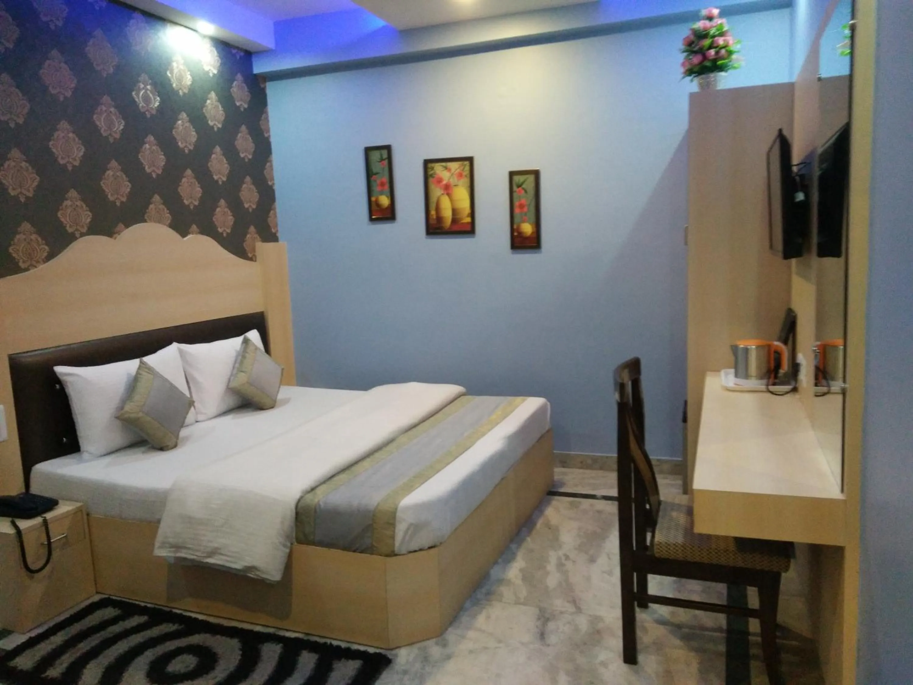 Bedroom, Bed in Cottage Ganga Inn