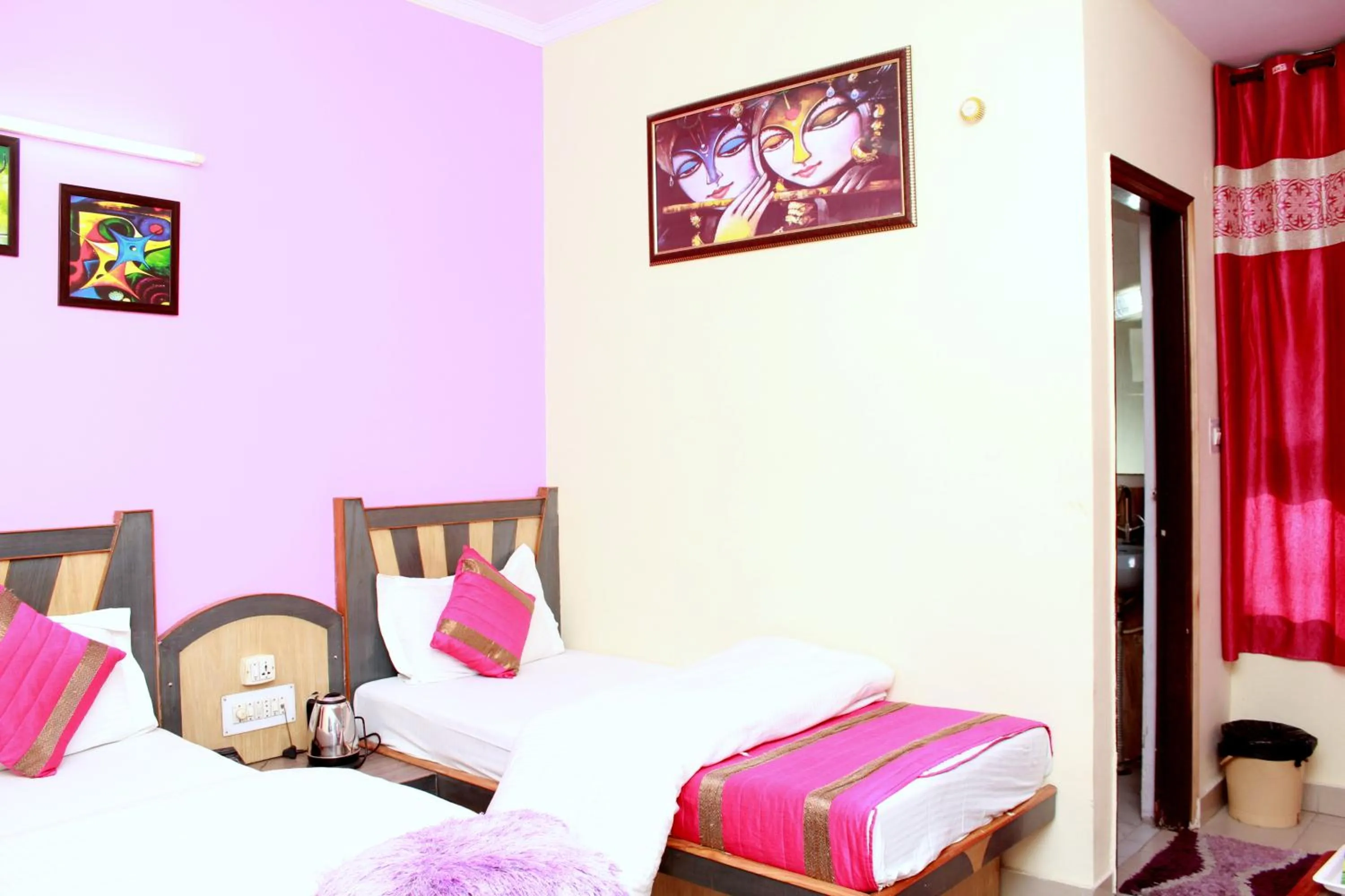 Bed in Cottage Ganga Inn