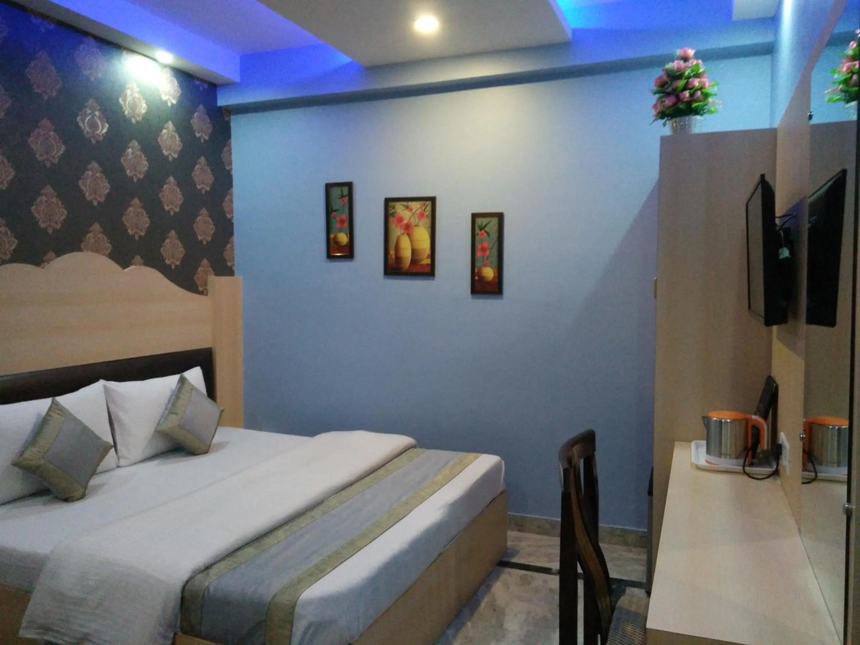 Bed in Cottage Ganga Inn