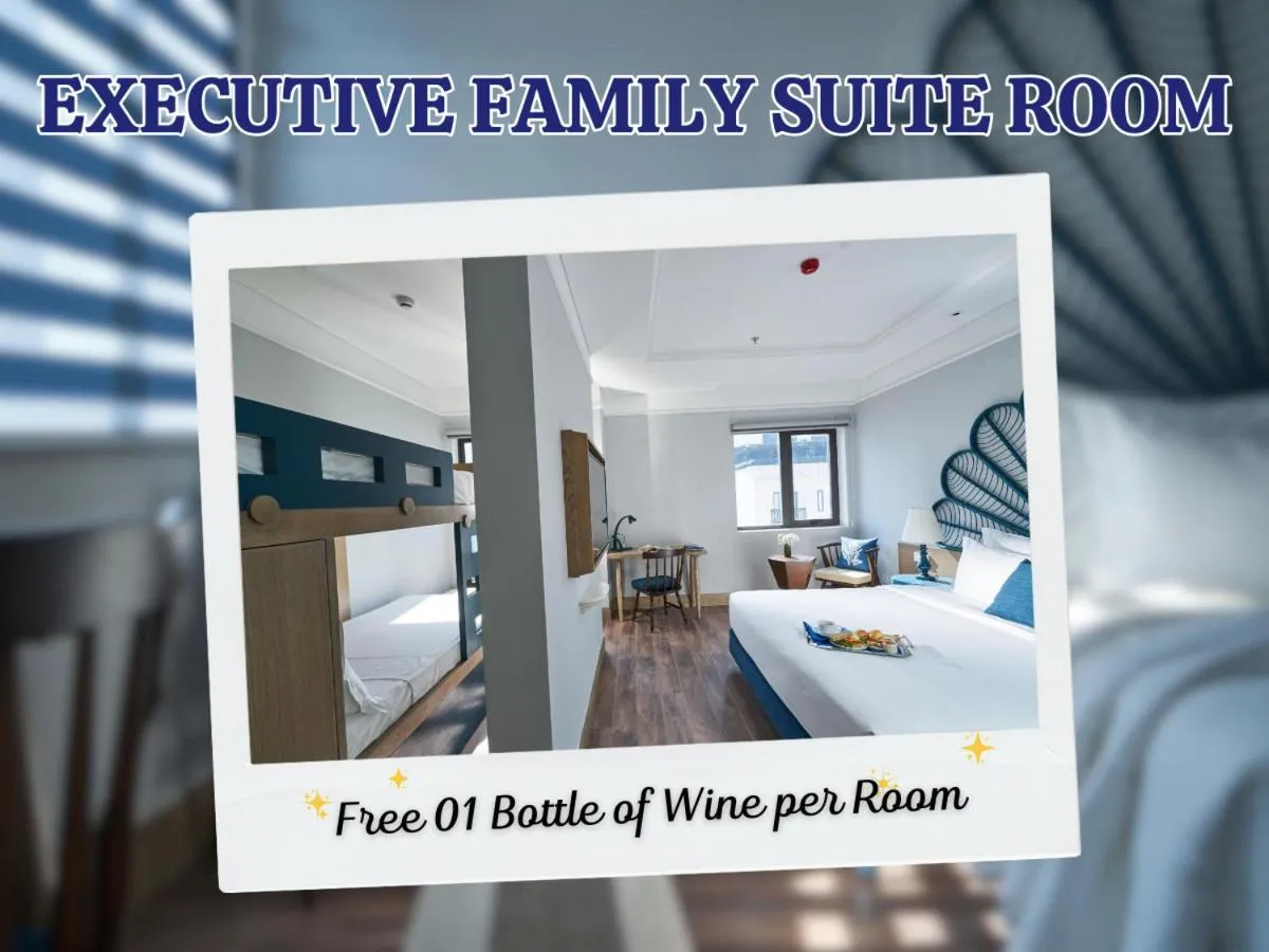 Bed in Sofiana My Khe Hotel & Spa - Rooftop Pool Bar - Free 01 Draught Beer and 20-minute Spa per Room