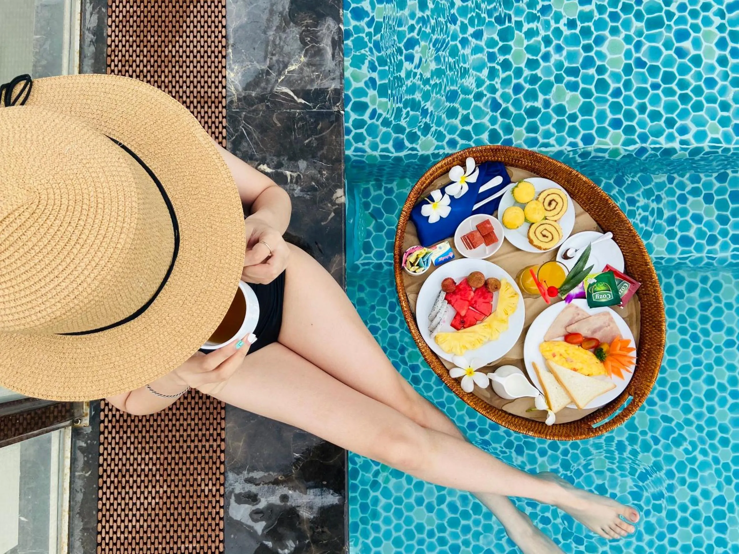 Breakfast in Sofiana My Khe Hotel & Spa - Rooftop Pool Bar - Free Craft Beer and 20 minute Spa per Room