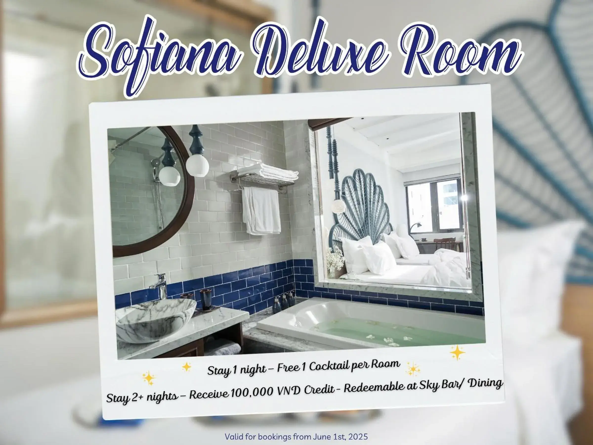 Executive Double or Twin Room with Bath Tub in Sofiana My Khe Hotel & Spa- Rooftop Pool Bar Executive Double or Twin Room with Bath Tub in Sofiana My Khe Hotel & Spa- Rooftop Pool Bar