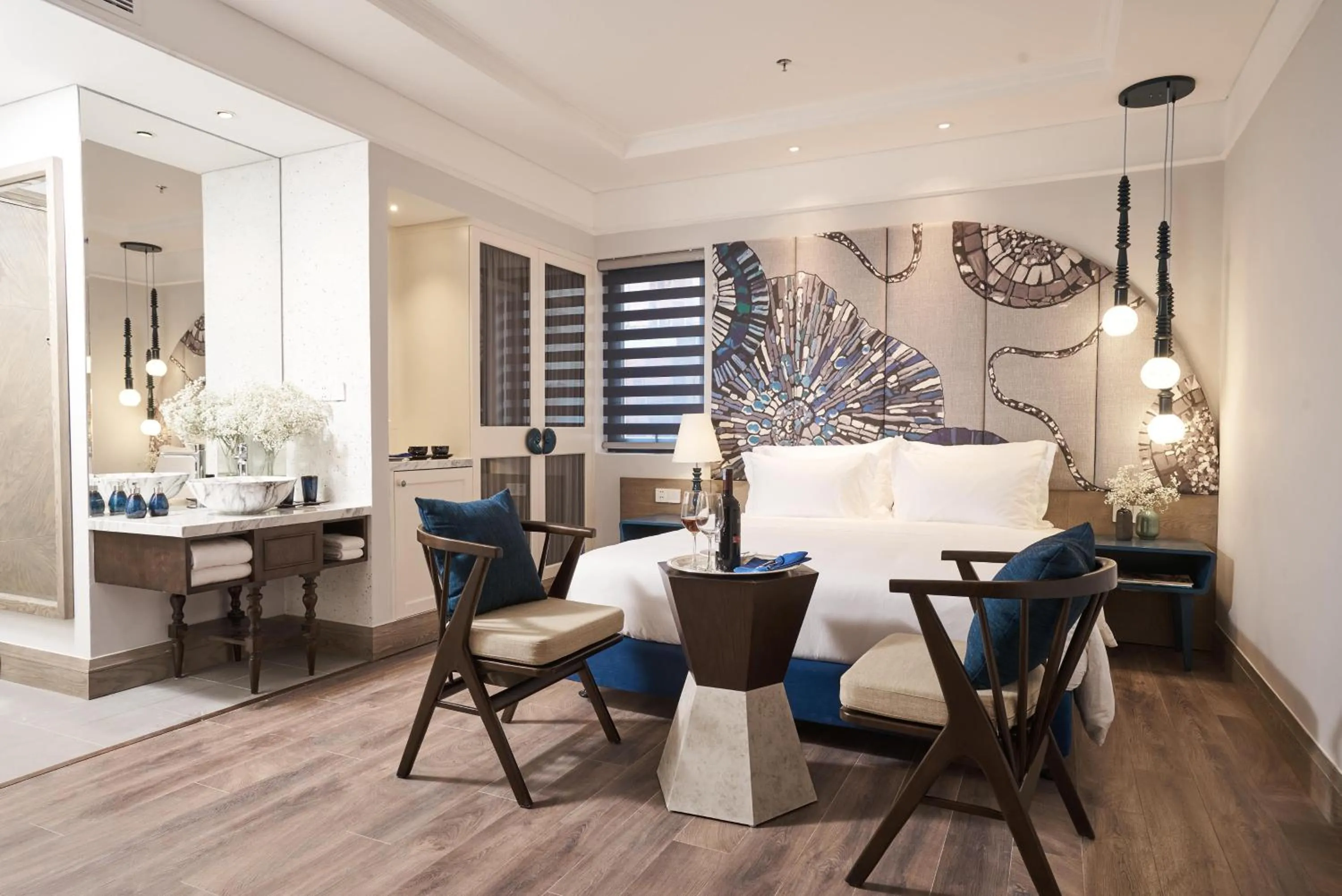 Photo of the whole room in Sofiana My Khe Hotel & Spa - Rooftop Pool Bar - Free Craft Beer and 20 minute Spa per Room