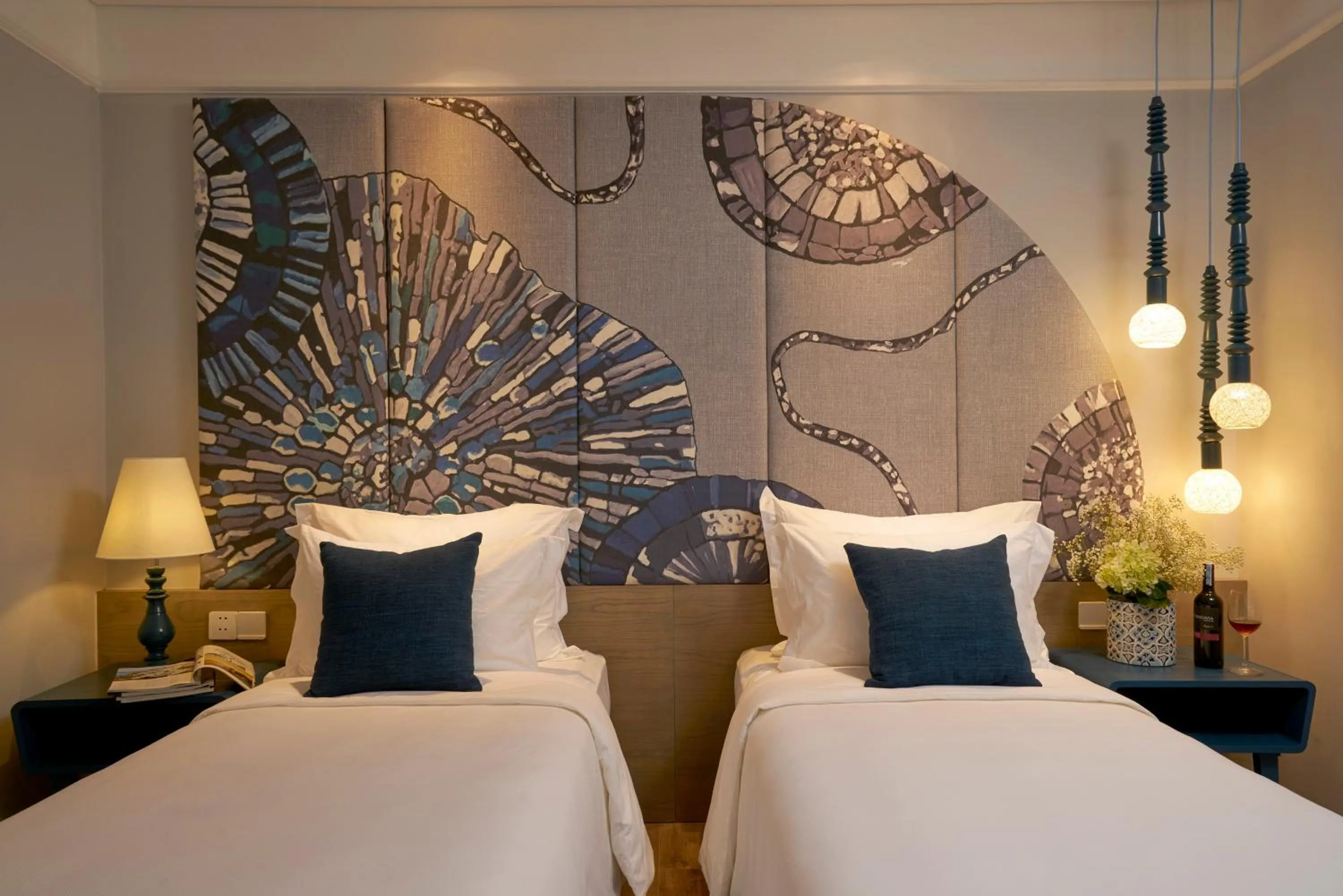 Photo of the whole room, Bed in Sofiana My Khe Hotel & Spa - Rooftop Pool Bar - Free Craft Beer and 20 minute Spa per Room