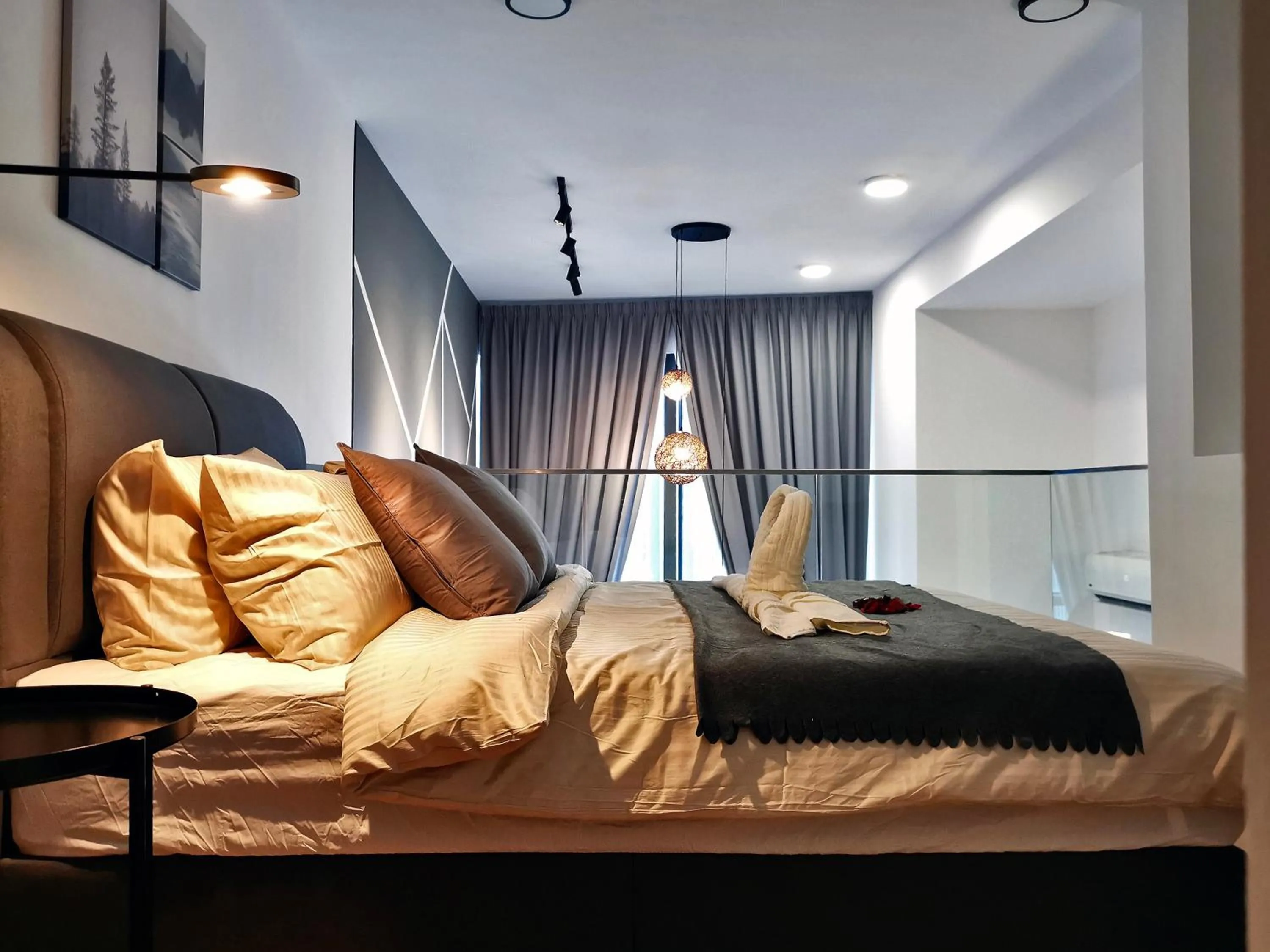 Bedroom, Bed in EkoCheras Suite by MOKA