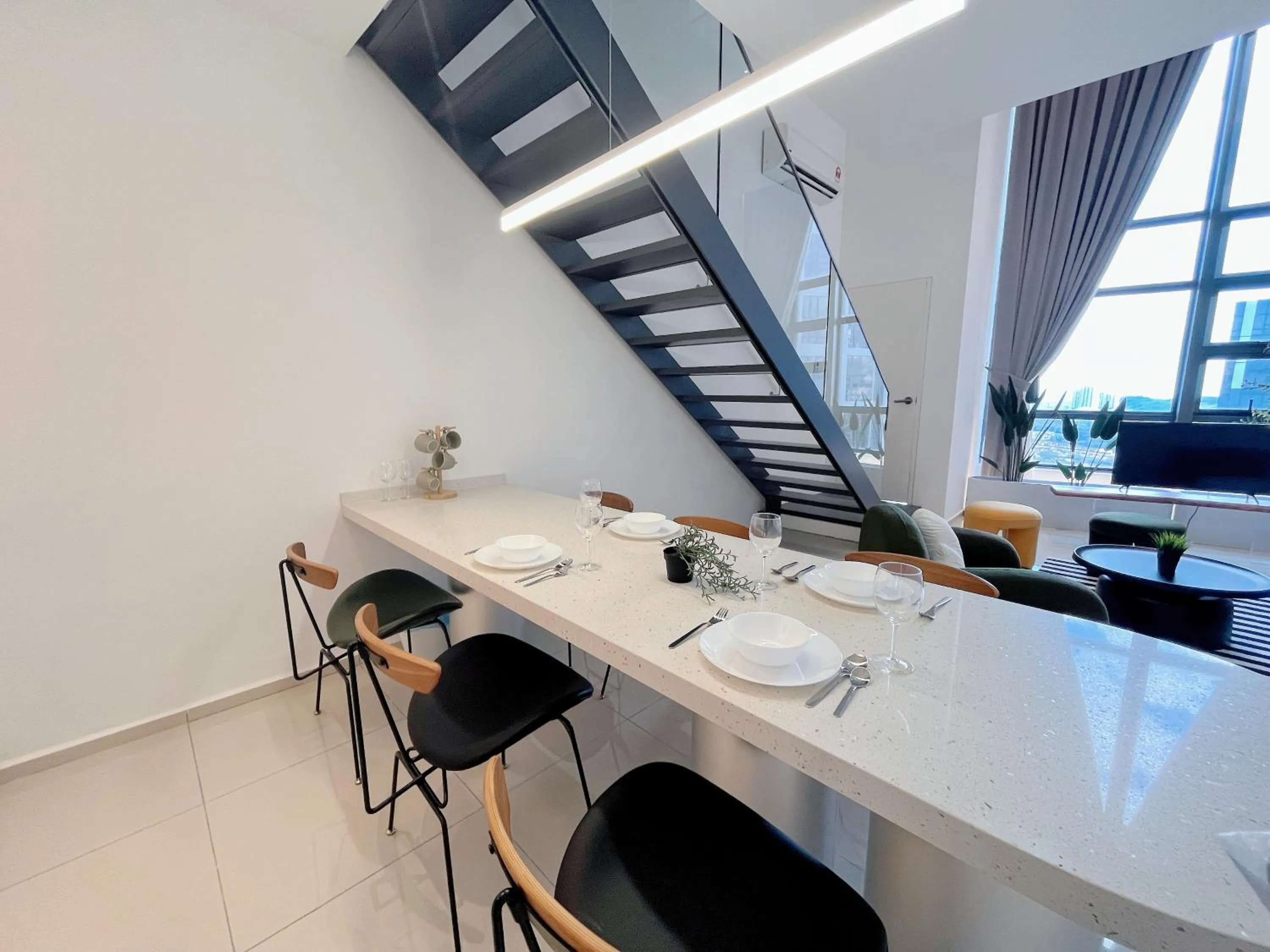 Dining area in EkoCheras Suite by MOKA