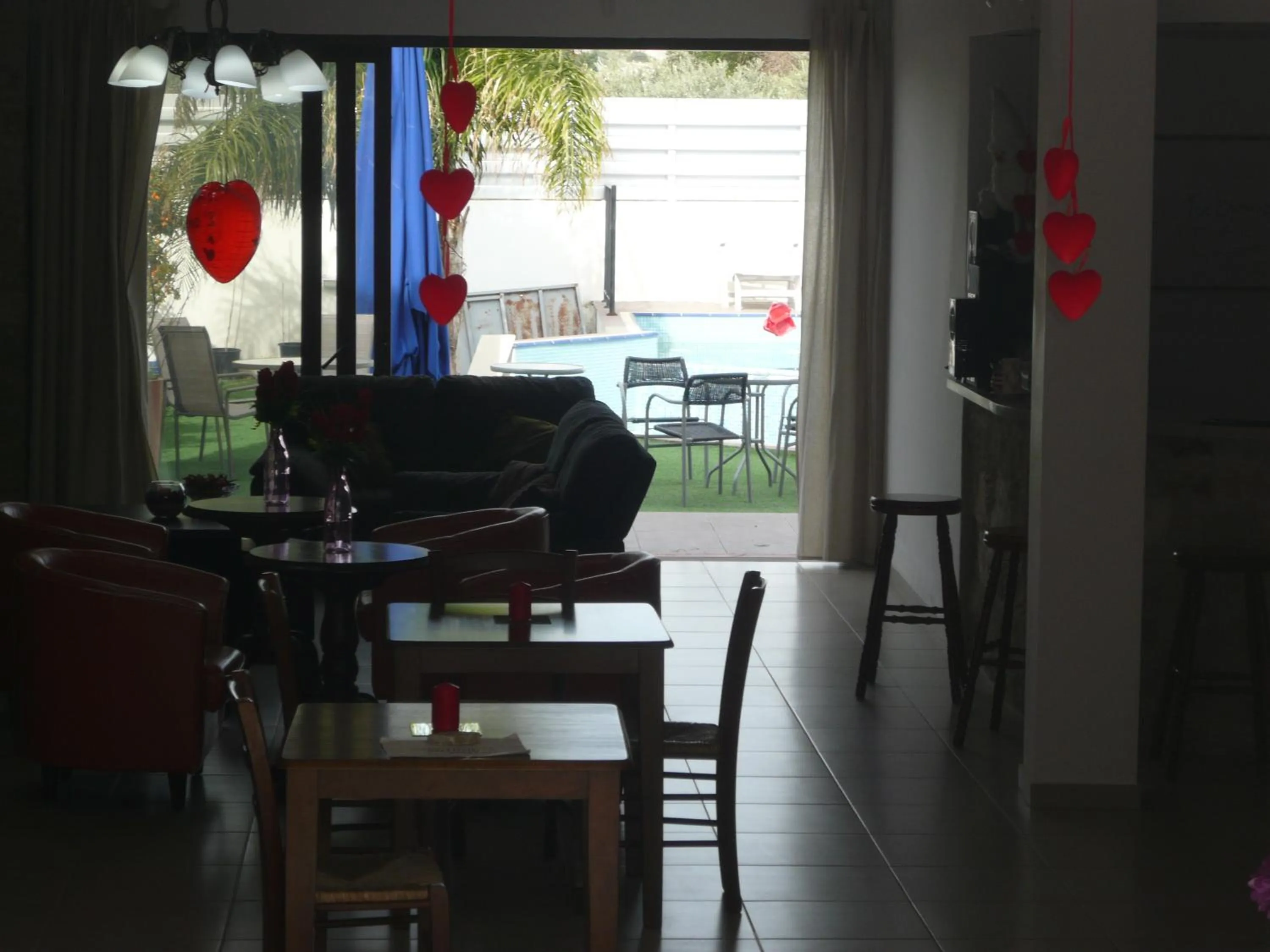 Dining area in Esperando