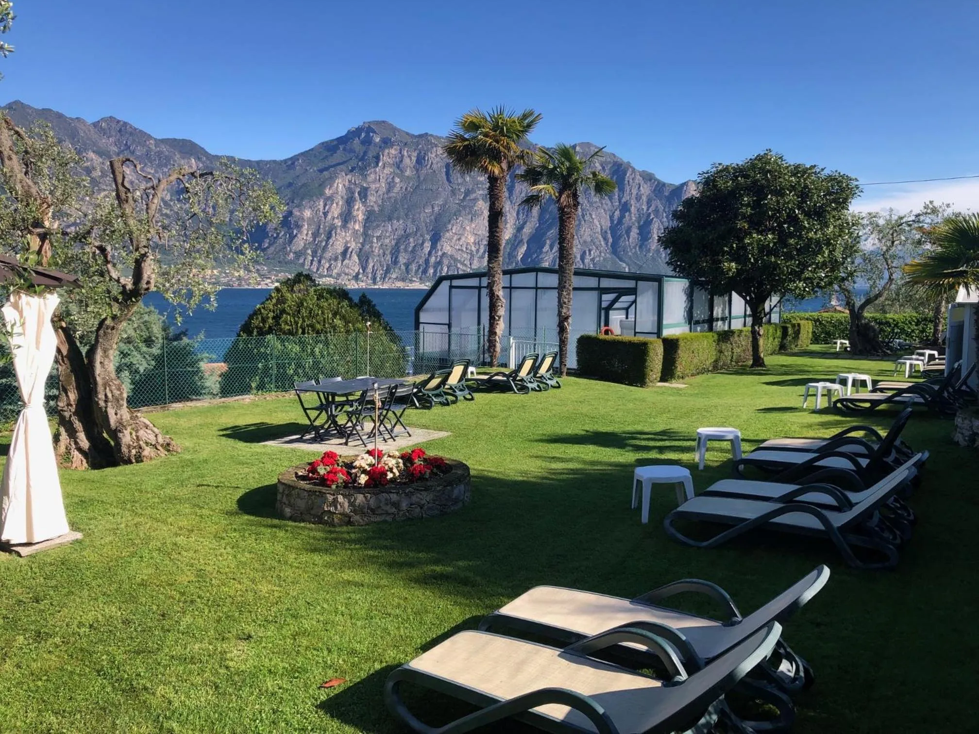 Garden in Hotel Villa Carmen