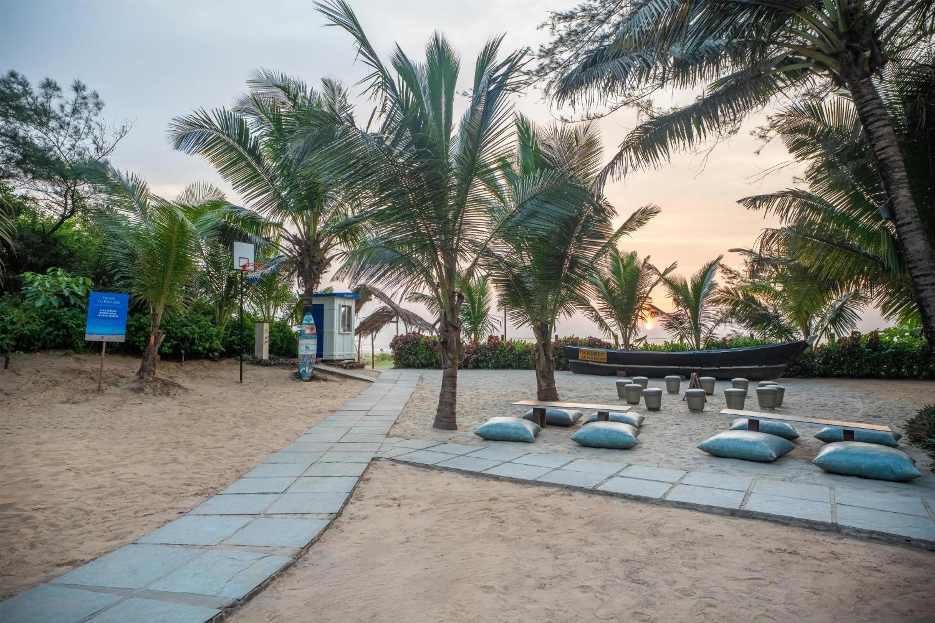 Beach in Mandrem Beach Resort, a member of Radisson Individuals Retreat