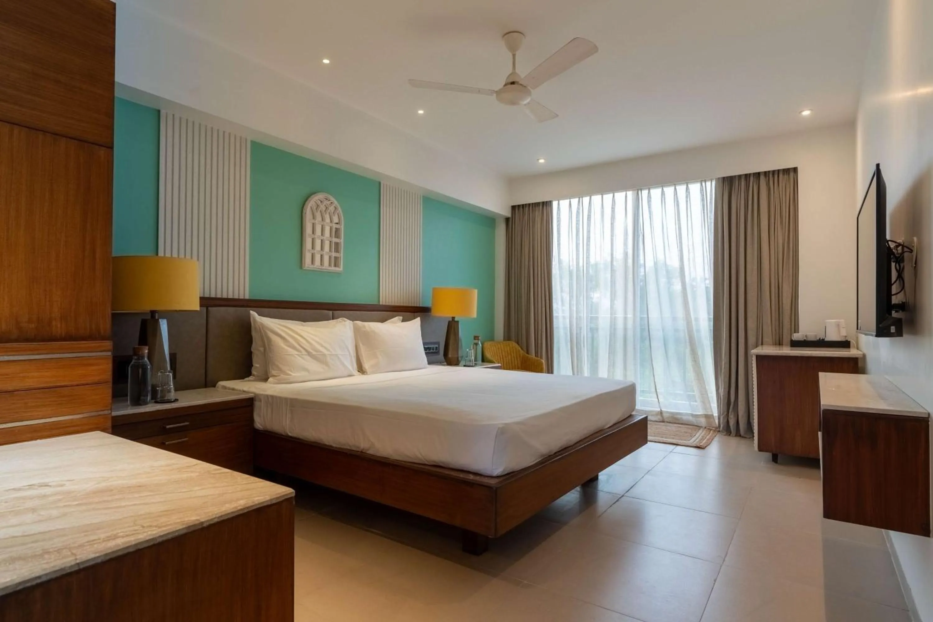 Photo of the whole room, Bed in Mandrem Beach Resort, a member of Radisson Individuals Retreat